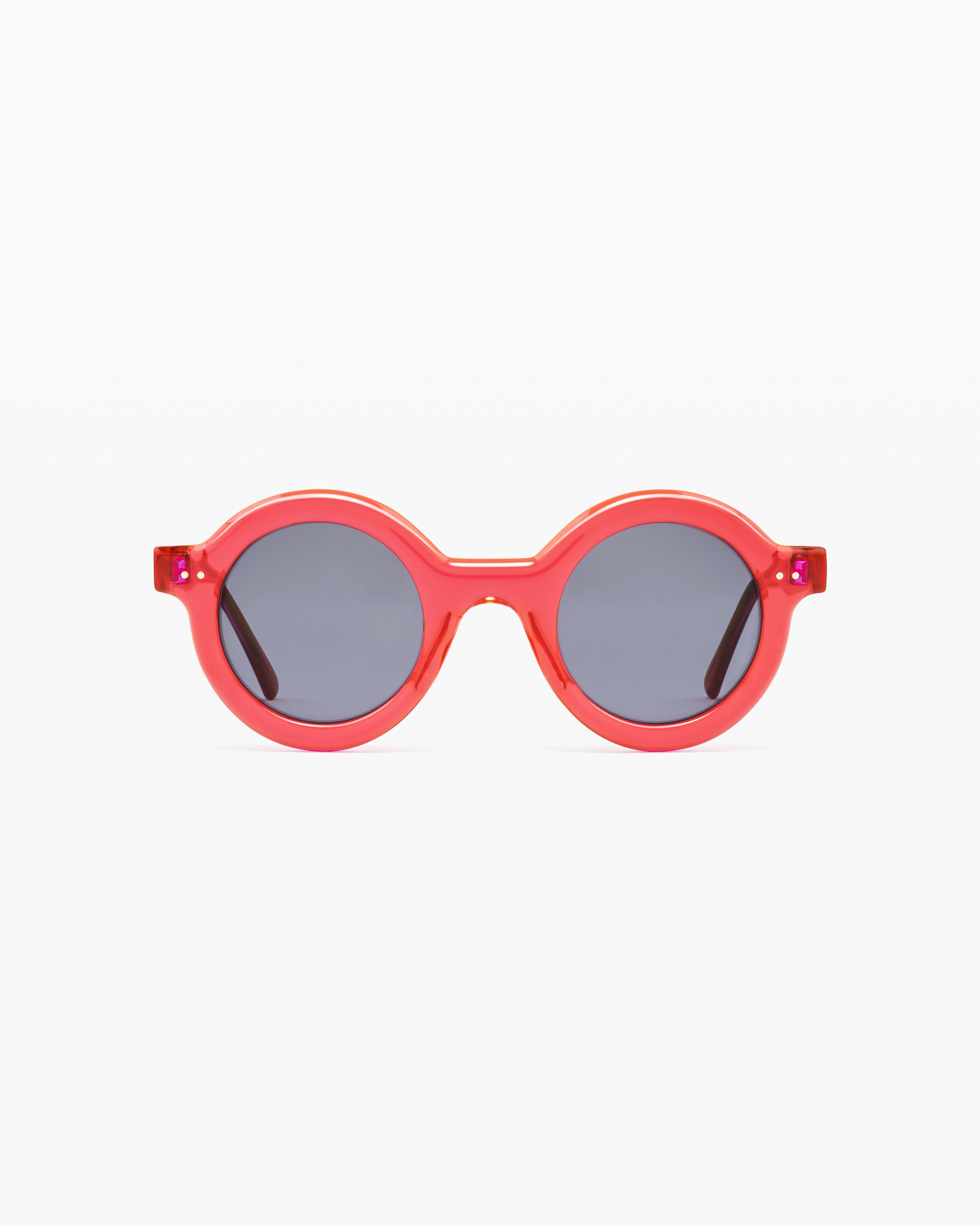 jimmy-fairly-la-spezia-lunettes-de-soleil-rondes-roses-femme-taille-m image 1