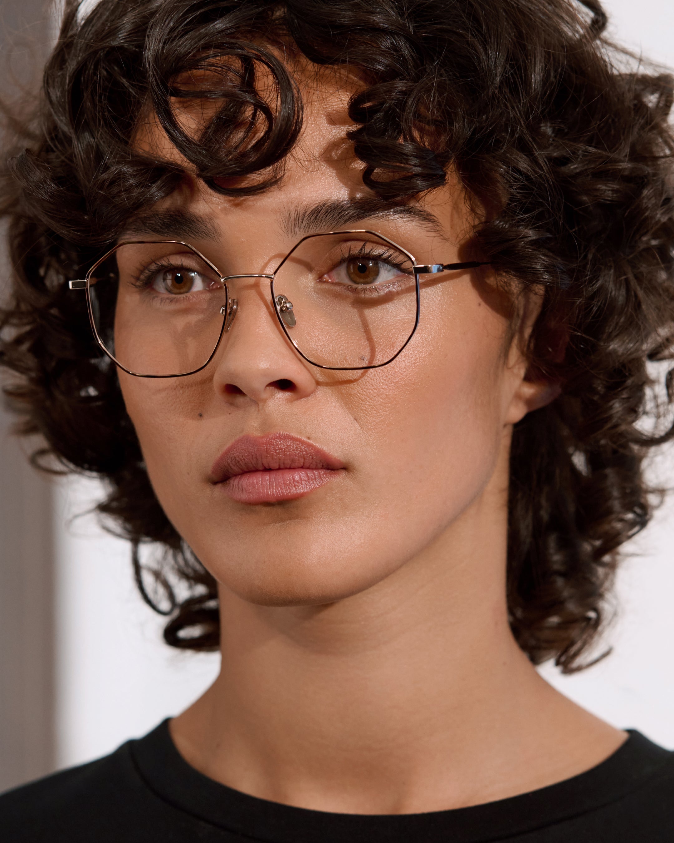 jimmy-fairly-la-jona-lunettes-de-vue-hexagonales-en-acier-inoxydable-caille-tail image 4