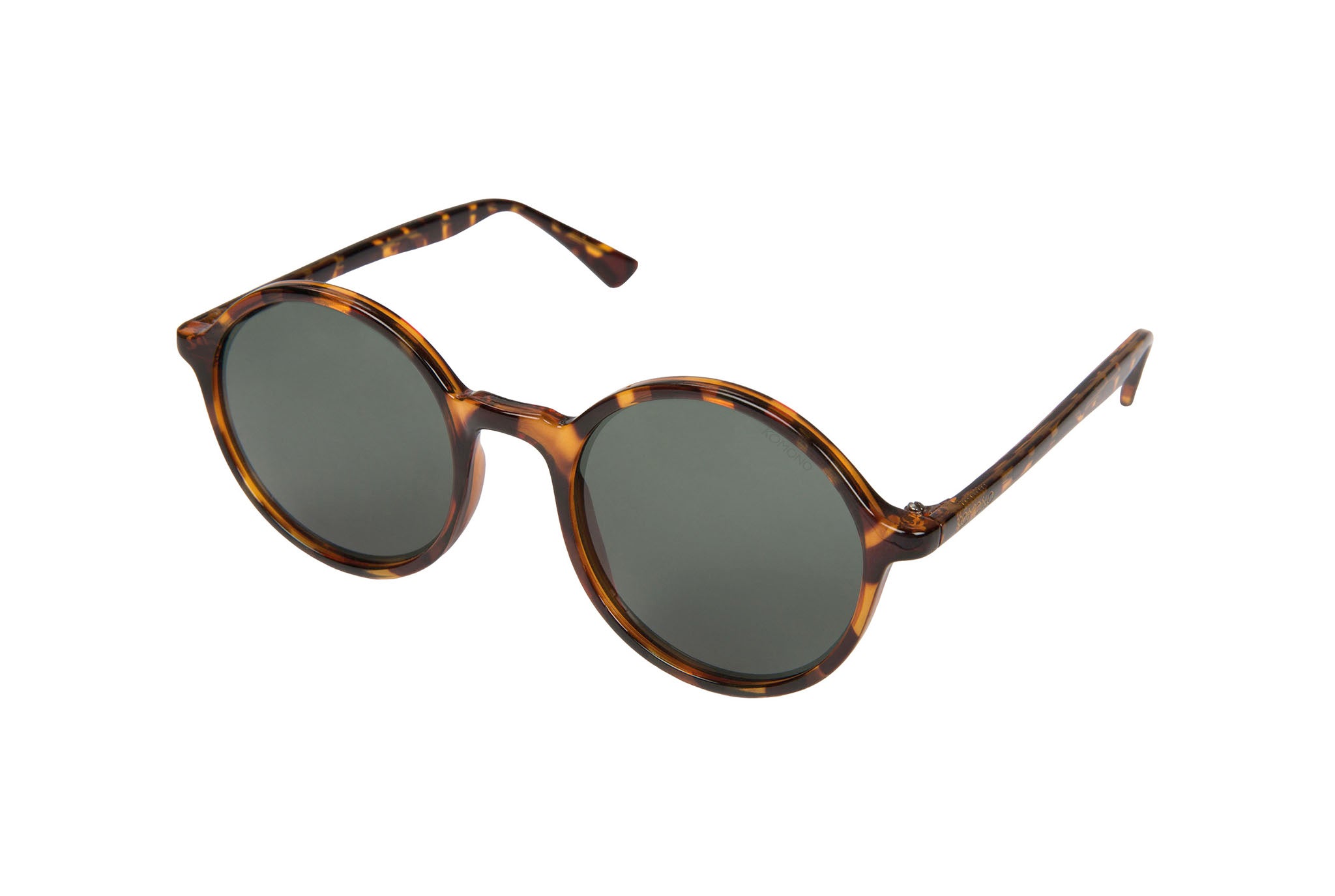 komono-madison-tortoise-lunettes-de-soleil-rondes-caille image 2