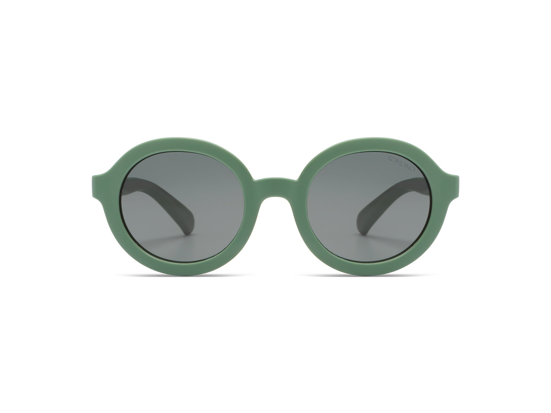 komono-bebe-sage-lunettes-junior-translucides-vert-sauge-et-noir-0-1-an image 1