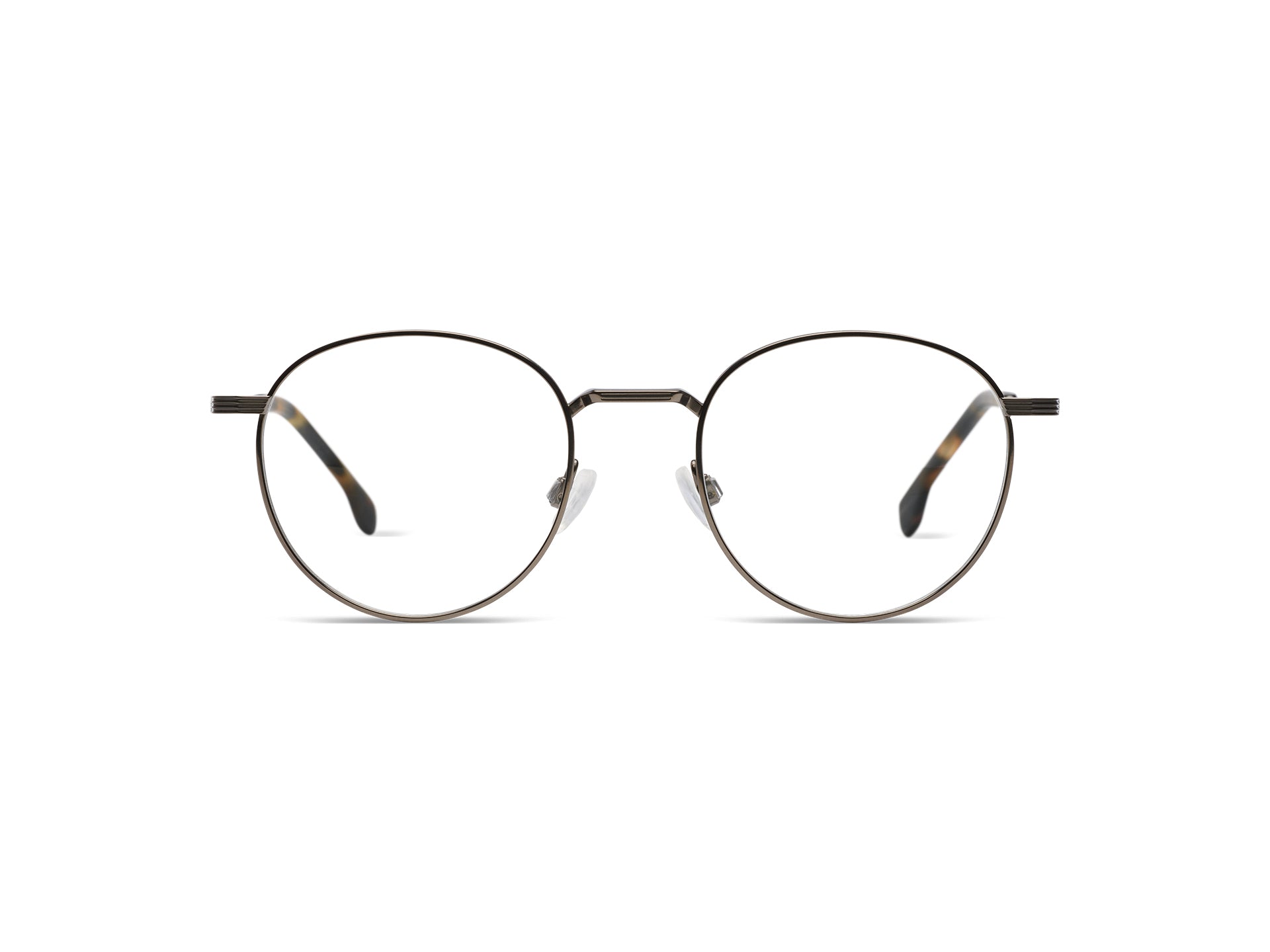 komono-rio-gun-matte-lunettes-de-vue-monture-titane-mat-forme-panto image 1