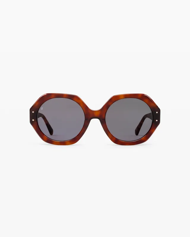 jimmy-fairly-la-elea-lunettes-de-soleil-hexagonales-caille-clair-en-ac-tate-et-a image 1