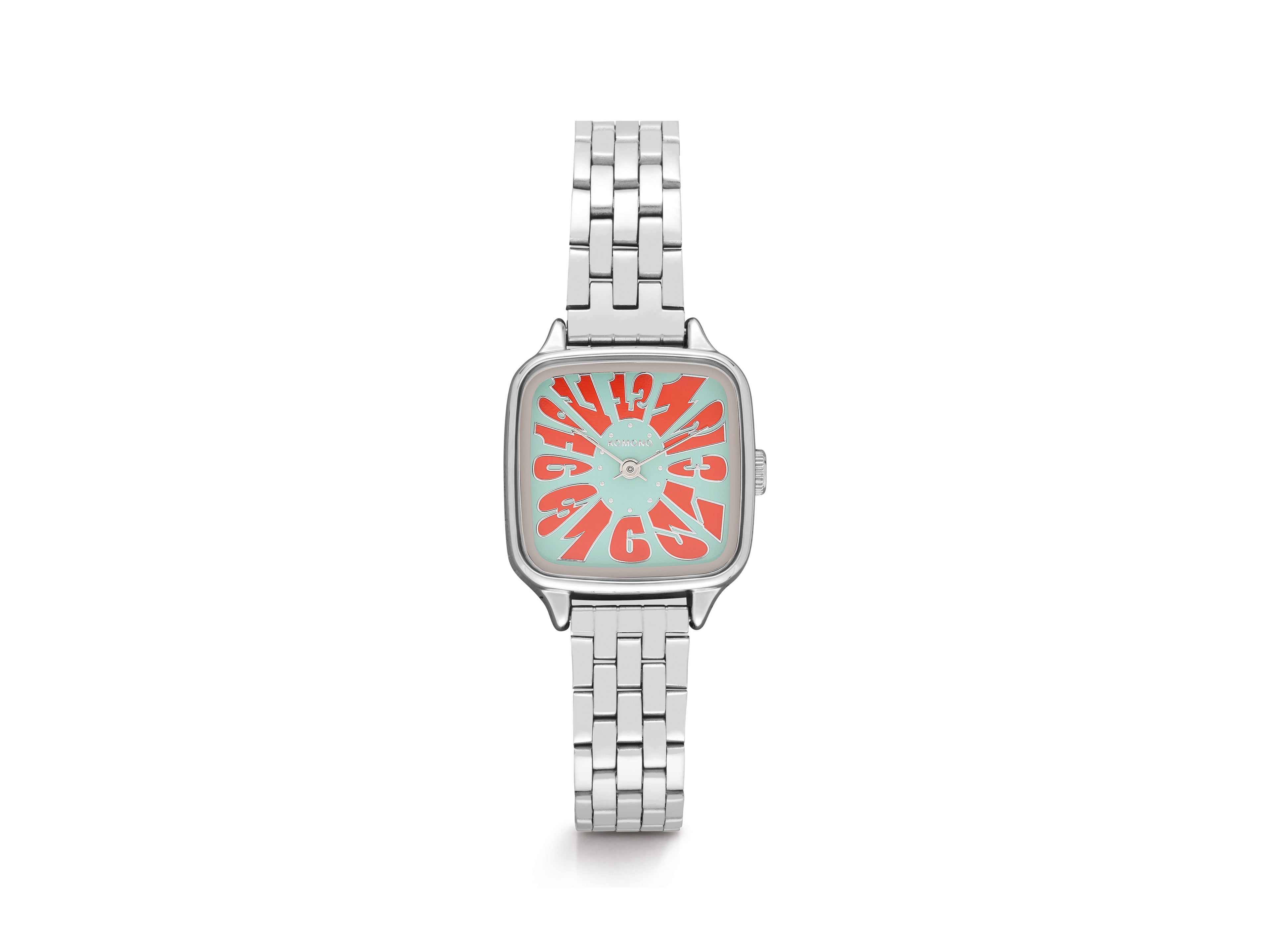 komono-kate-estate-flower-silver-coral-montre-acier-inoxydable-quartz-japonais image 1