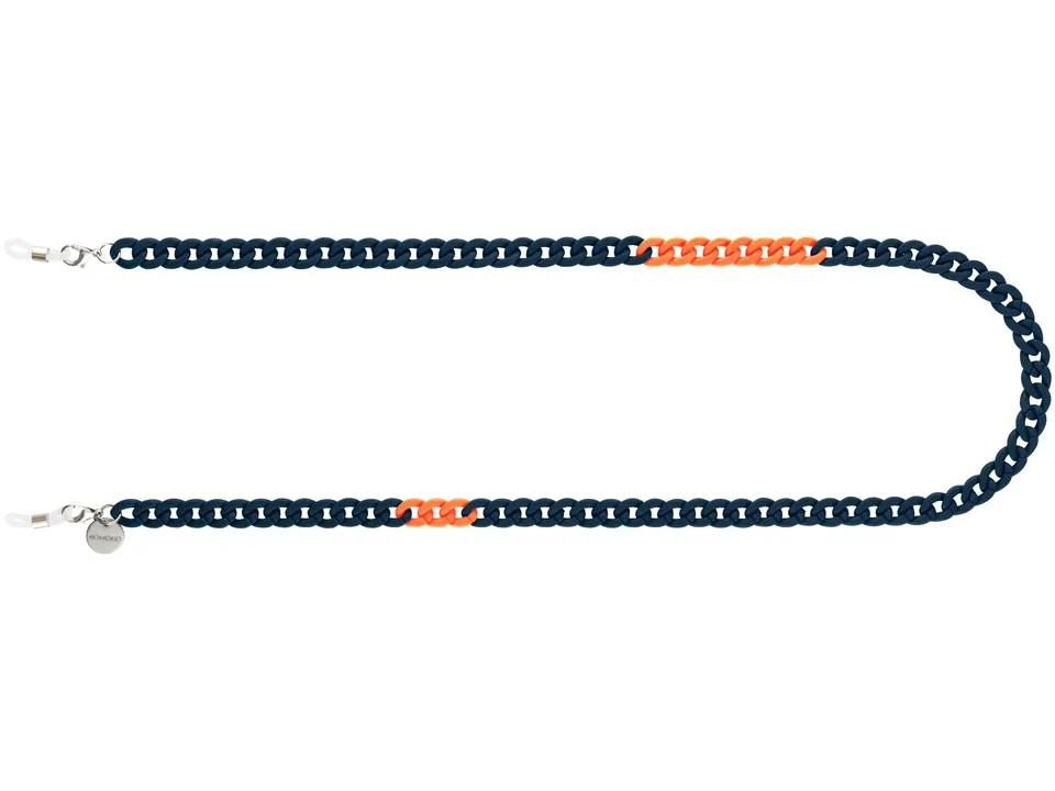 komono-brooks-xs-neon-light-lunettes-adulte-bleu-nuit-et-orange-n-on image 1