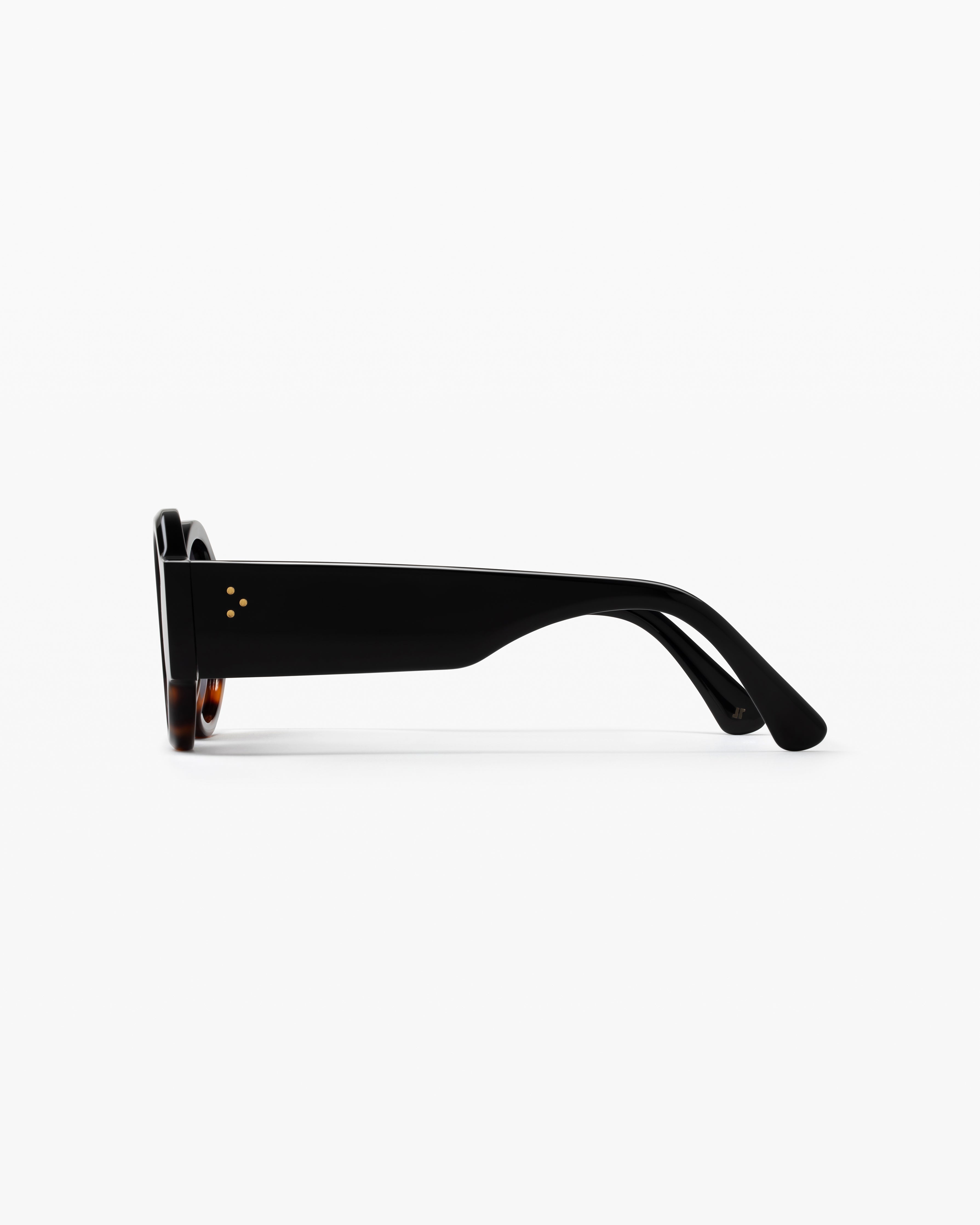 jimmy-fairly-la-nava-lunettes-de-soleil-rondes-femme-ac-tate-noir-verres-cat-gor image 2