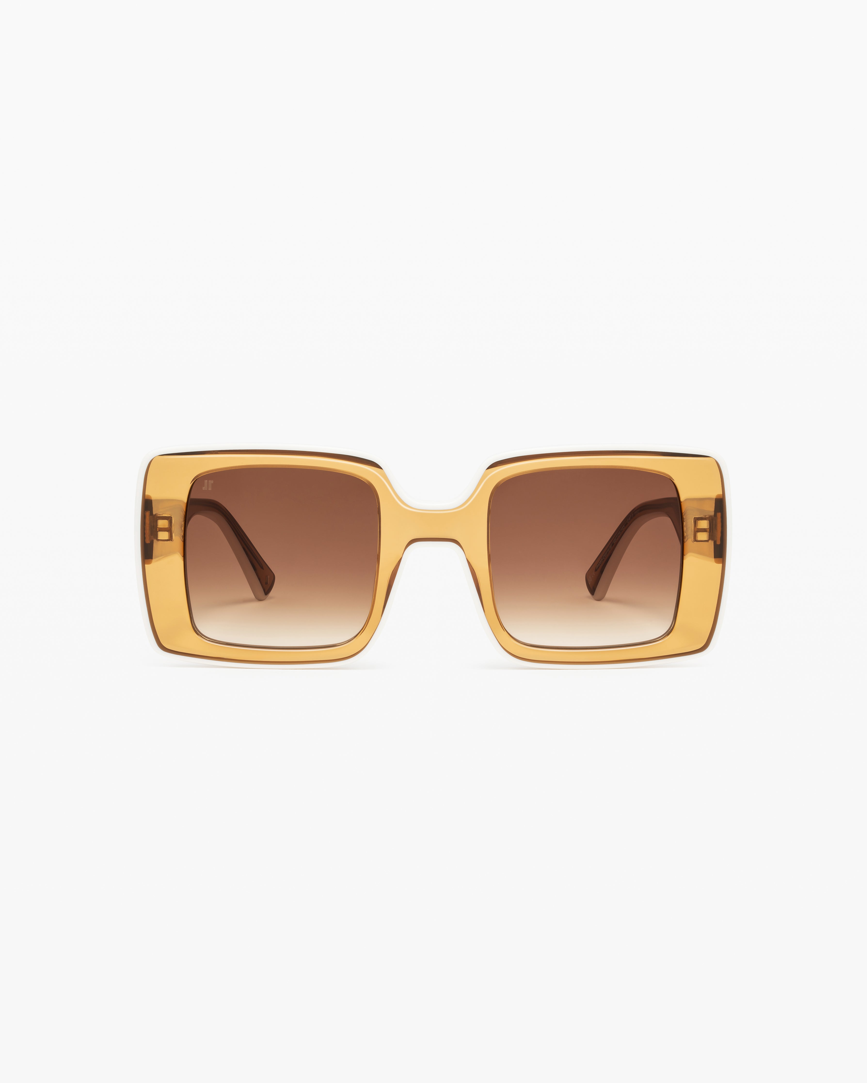 jimmy-fairly-la-sunset-lunettes-de-soleil-carr-es-oversize-marron image 1