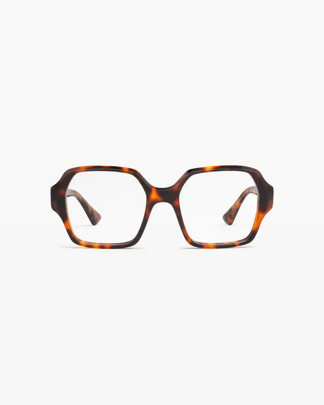 jimmy-fairly-la-cha-lunettes-de-vue-carr-es-en-ac-tate-caille-fonc-e-femme image 1