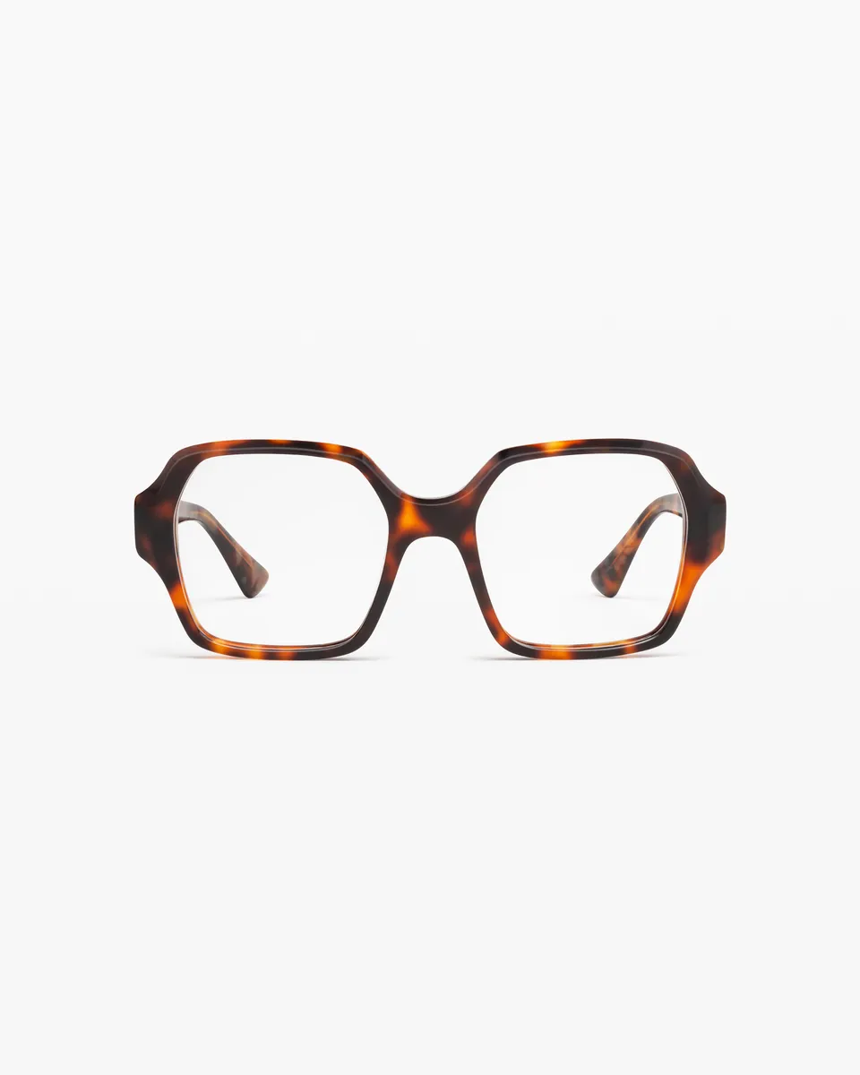 jimmy-fairly-la-cha-lunettes-de-vue-carr-es-en-ac-tate-caille-fonc-e-femme image 1