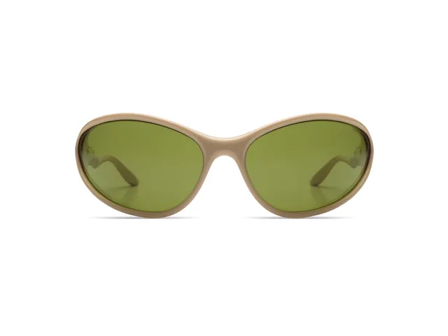komono-the-glitch-almond-kaki-lunettes-de-soleil-en-bioplastique-verres-color-s- image 1