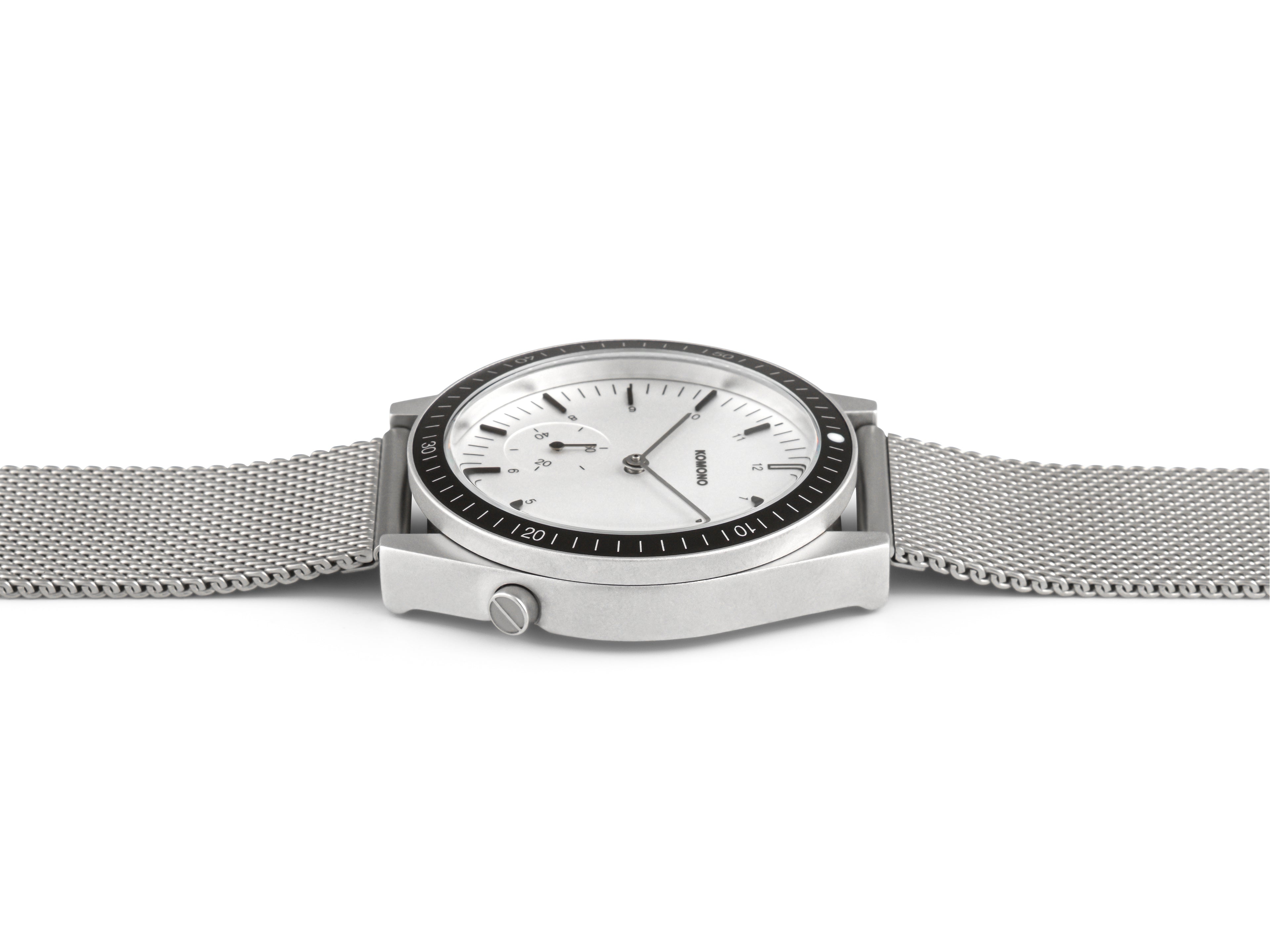 komono-ray-legacy-mesh-silver-montre-plong-e-chrono image 2