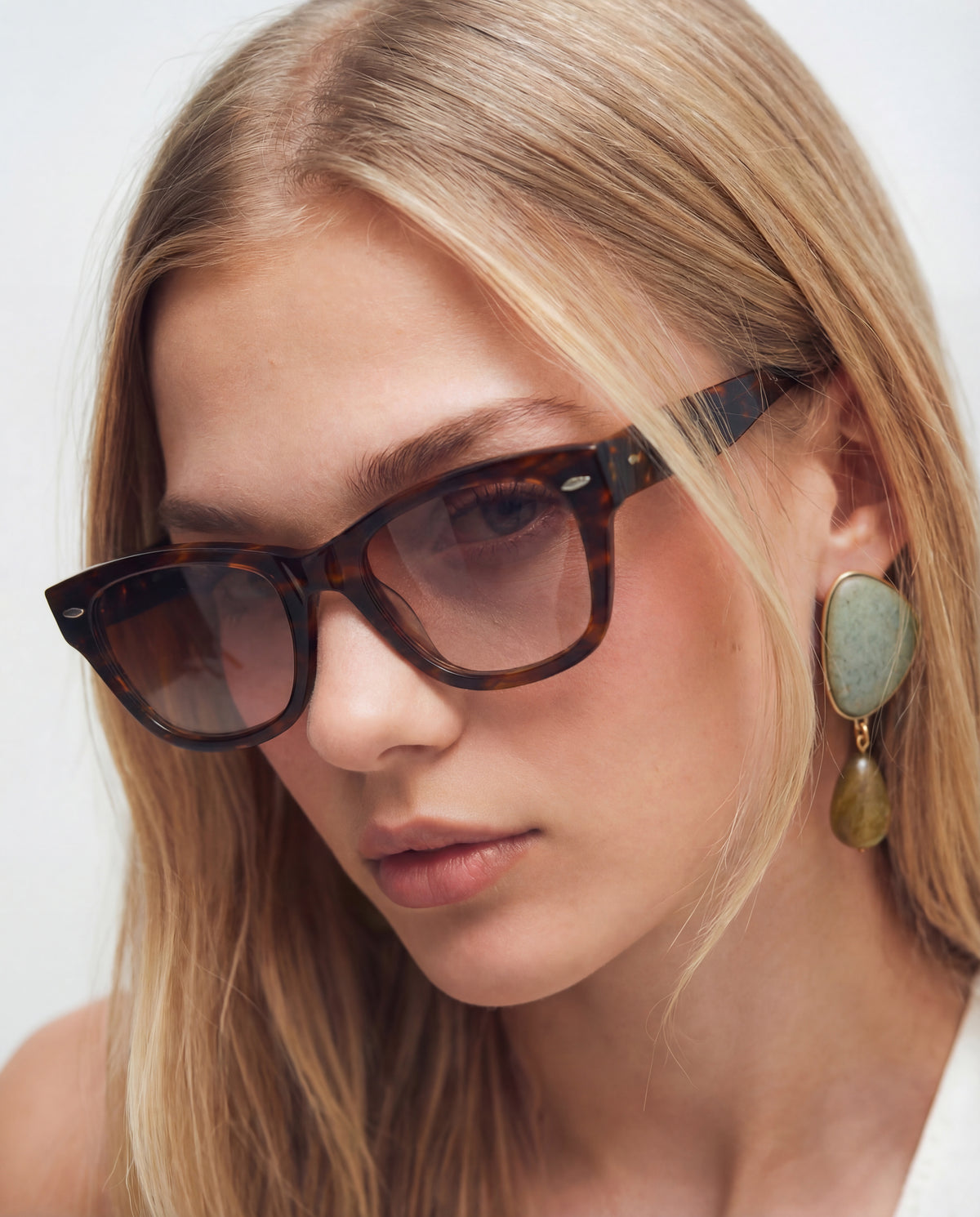 le-petit-lunetier-erin-marron-lunettes-de-soleil-rectangulaires-ac-tate-caille image 4