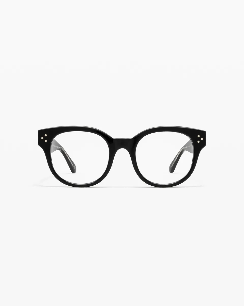 jimmy-fairly-la-aimee-lunettes-de-vue-rondes-en-ac-tate-noire-taille-m image 1