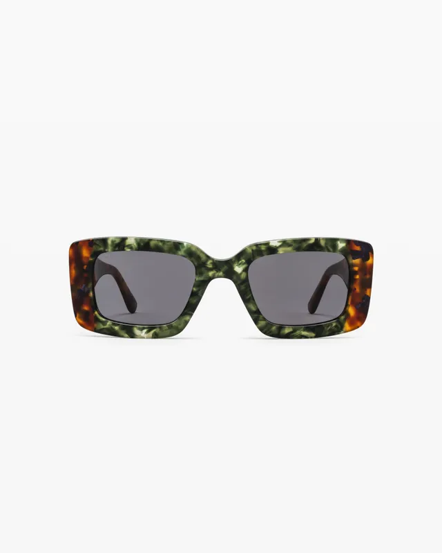 jimmy-fairly-la-ieva-m-verte-lunettes-de-soleil-rectangulaires image 1