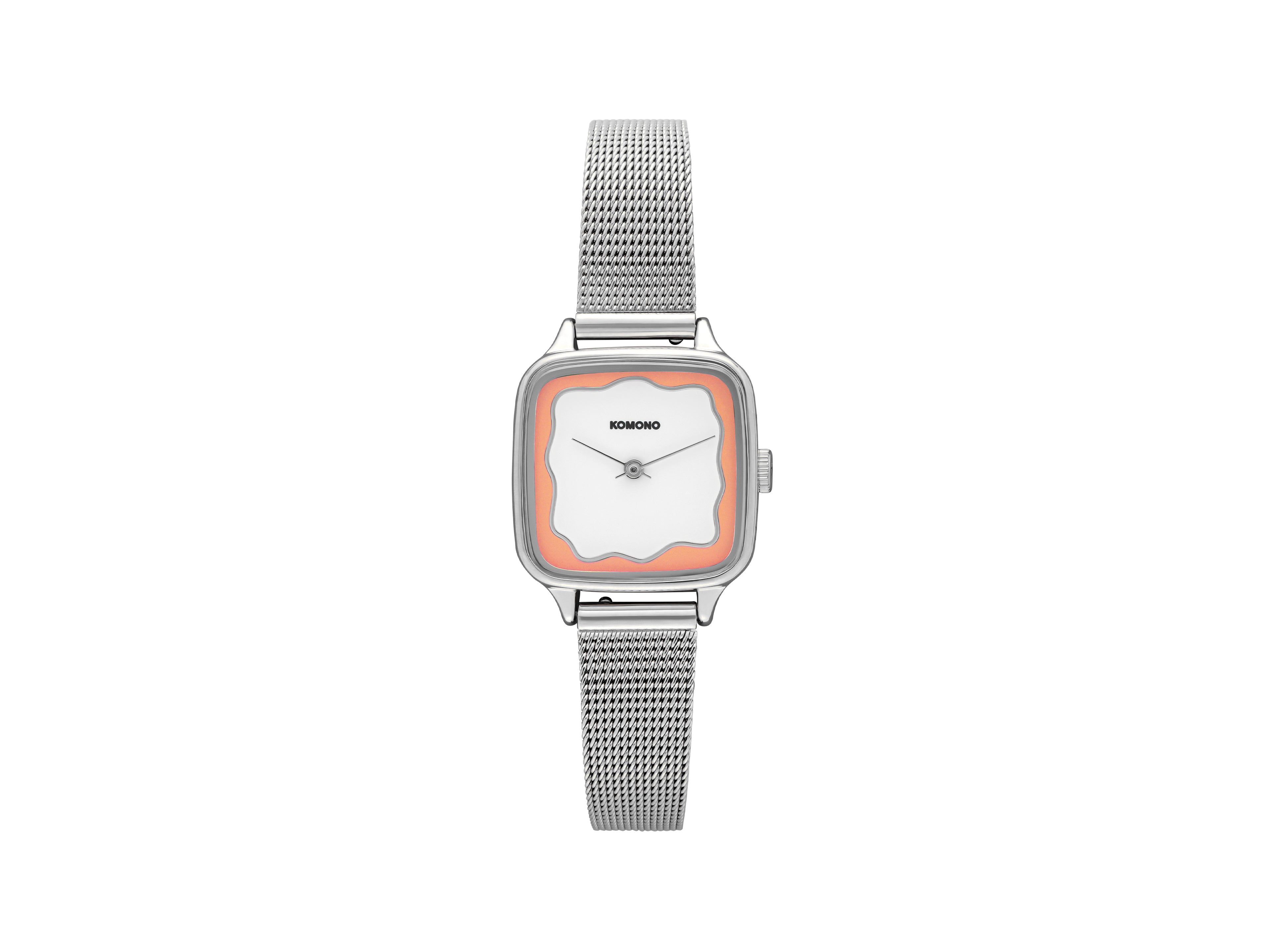 komono-kate-wave-royale-silver-blush-montre image 1