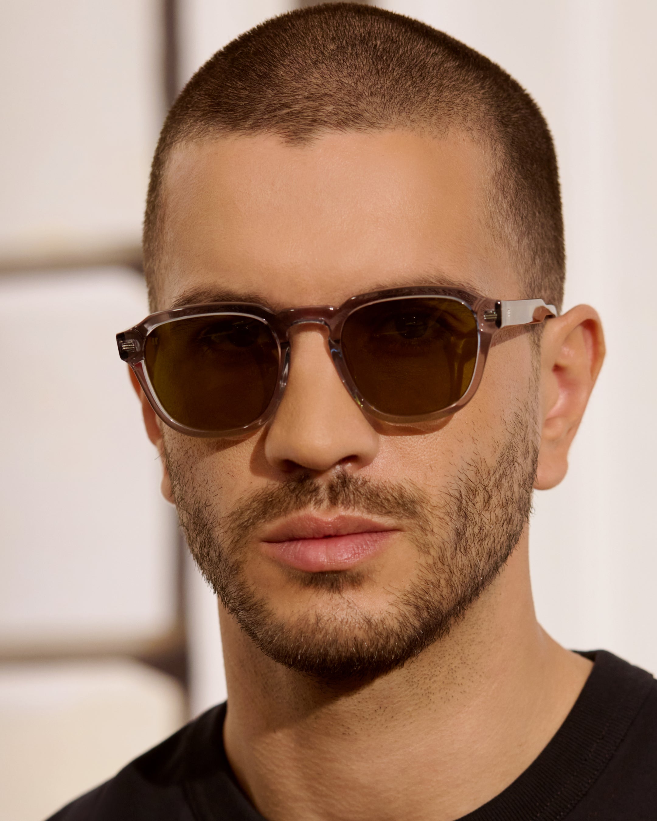 jimmy-fairly-la-headlight-lunettes-de-soleil-rectangulaires-grises-m-homme image 3