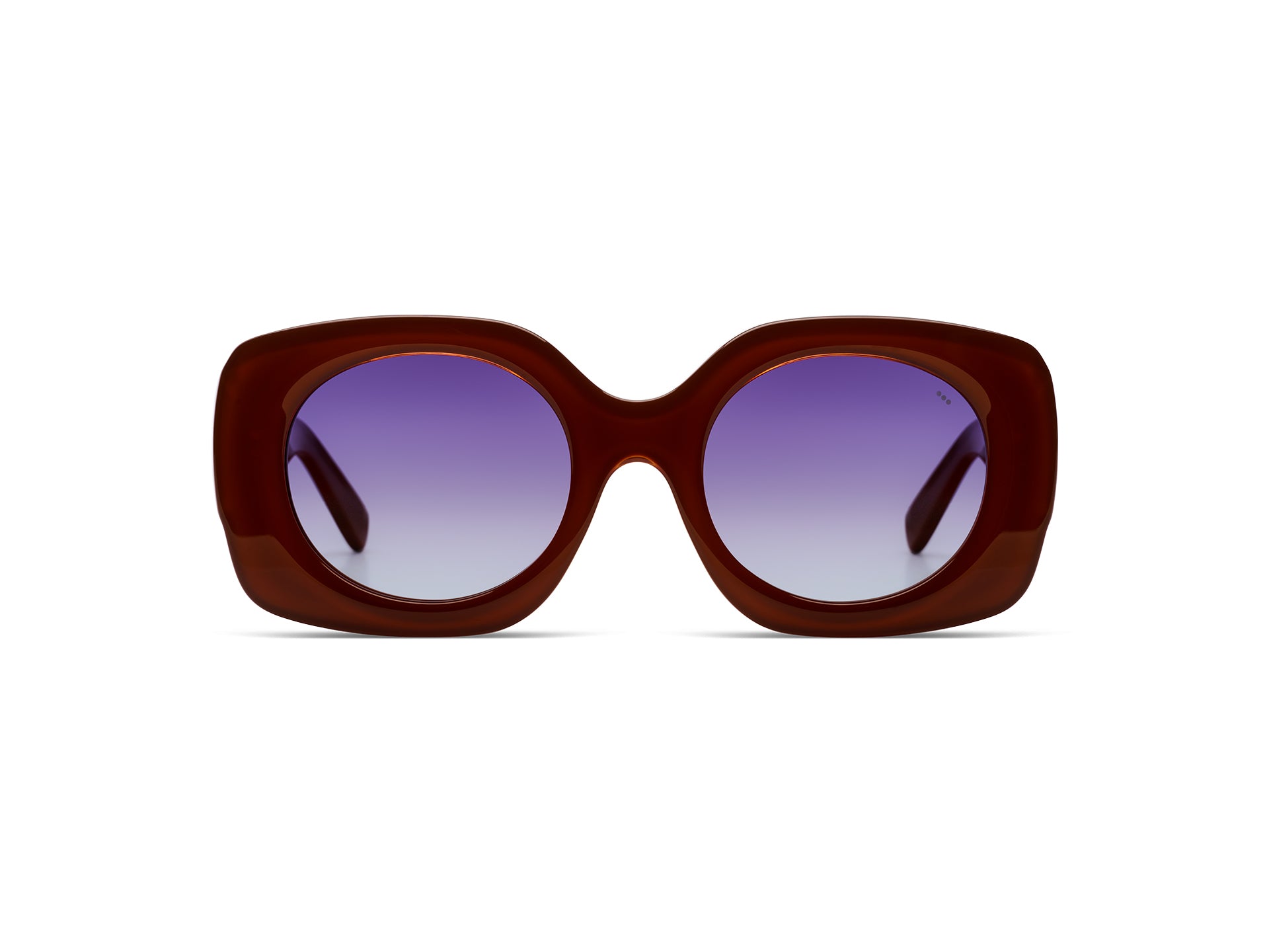 komono-mariah-amber-lunettes-de-soleil-rondes-ac-tate image 2