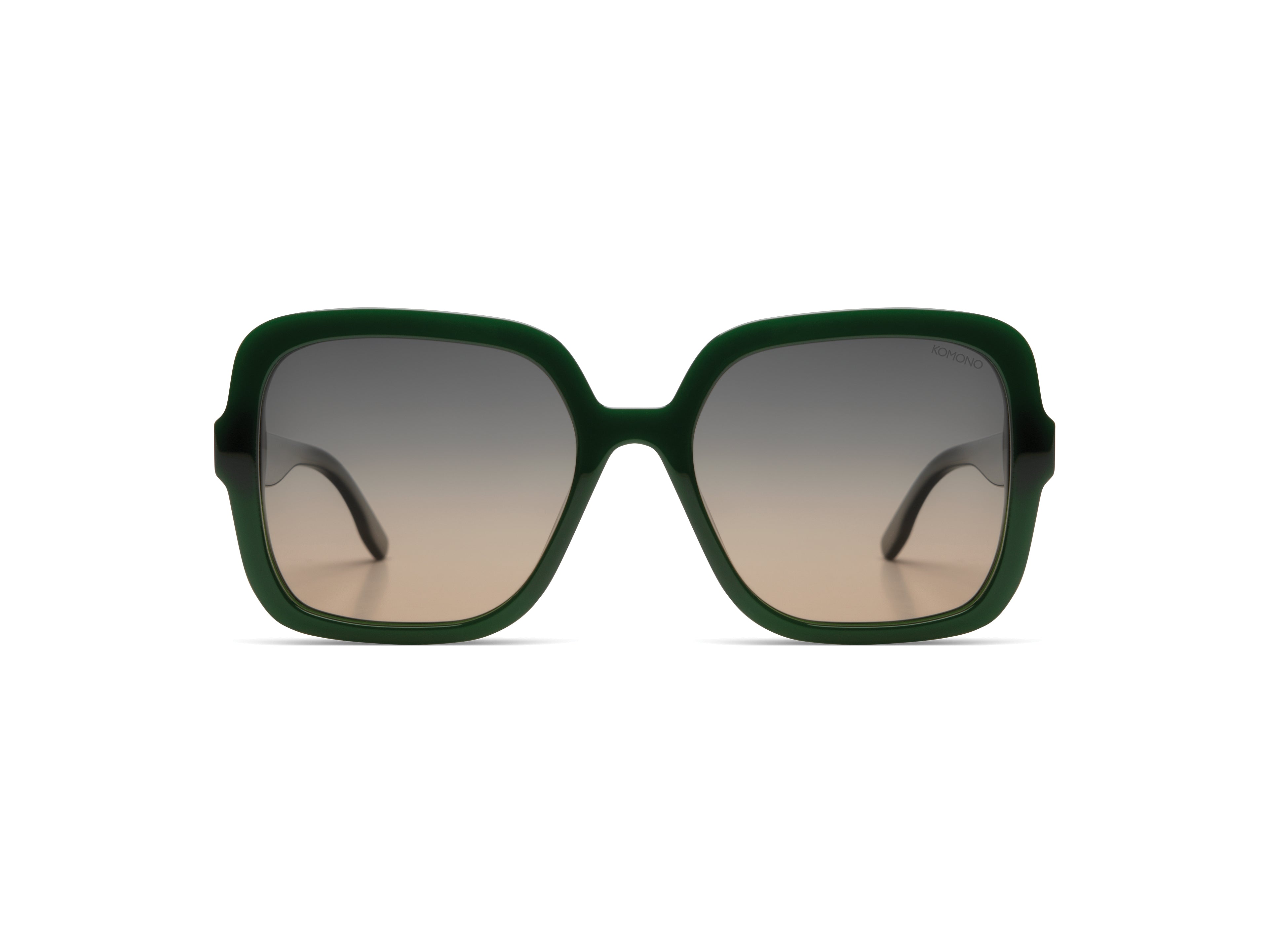 komono-miley-lunettes-de-soleil-hunter-white-gold-polaris-es-large image 1