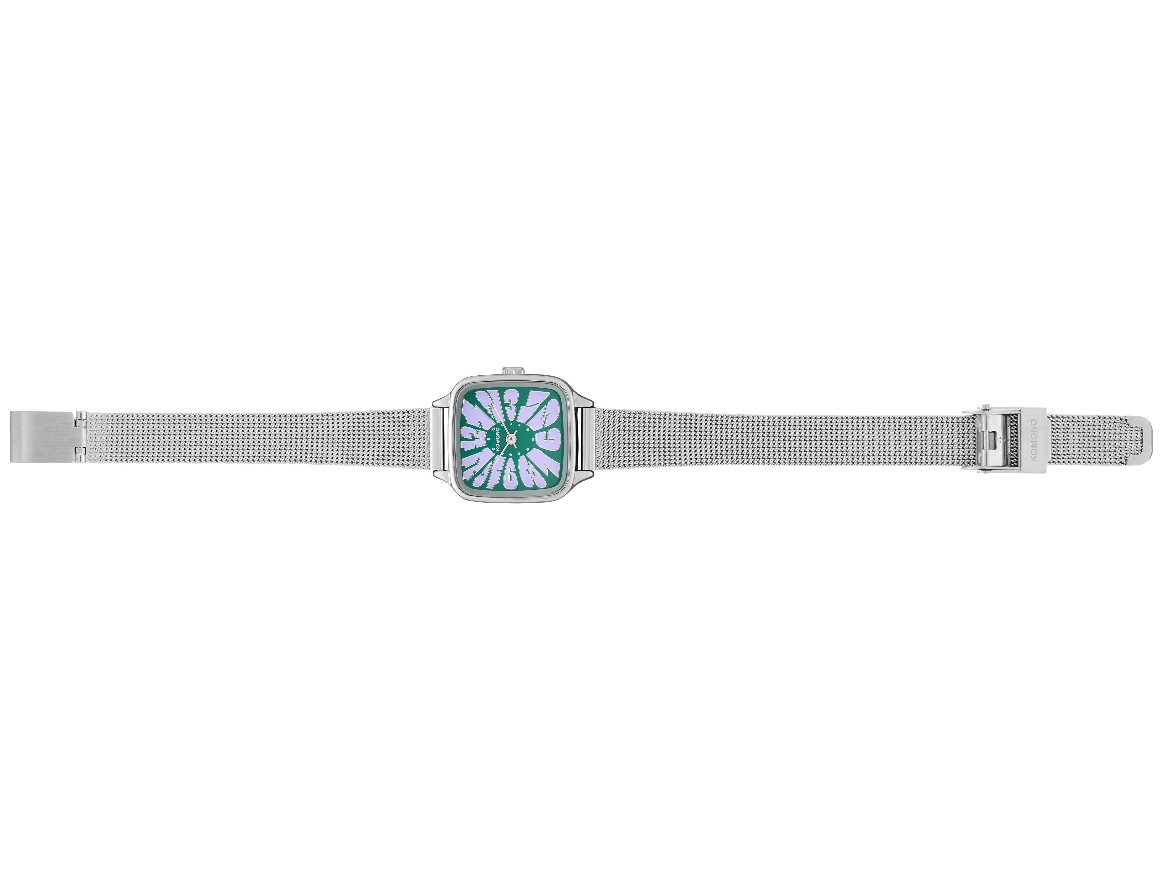 komono-kate-flower-royale-silver-lilac-montre-bracelet-acier-inoxydable-argent-m image 2