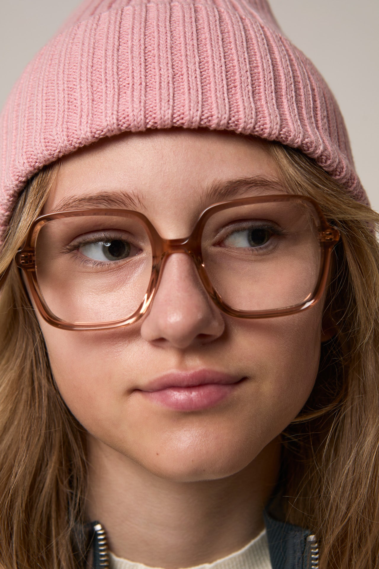komono-barbara-slims-ros-lunettes-de-vue-carr-es image 3