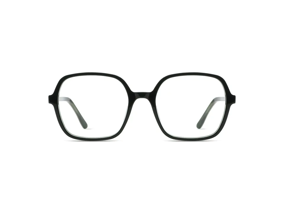 komono-petra-green-forest-lunettes-optiques-carr-es-oversize-en-co-ac-tate image 1
