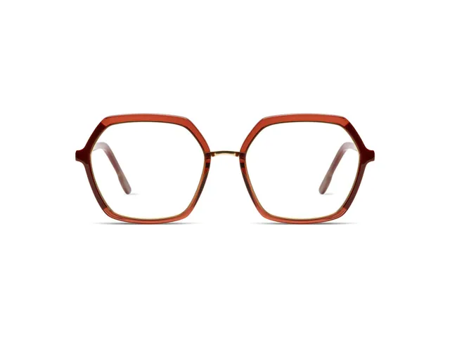 komono-paige-lunettes-de-soleil-maroon-rose-gold-matte image 1