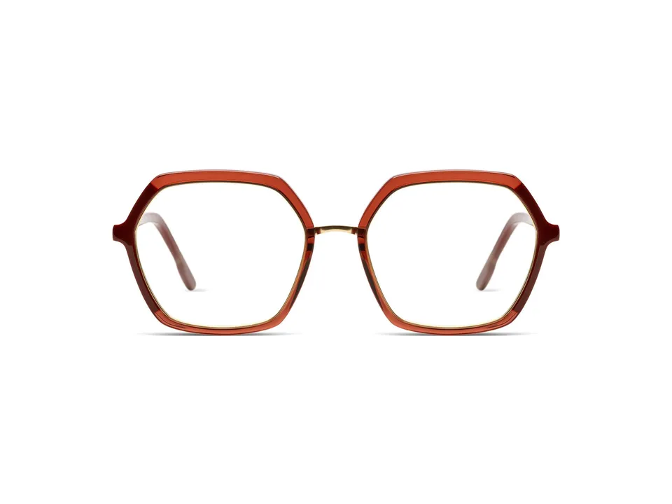 komono-paige-lunettes-de-soleil-maroon-rose-gold-matte image 1