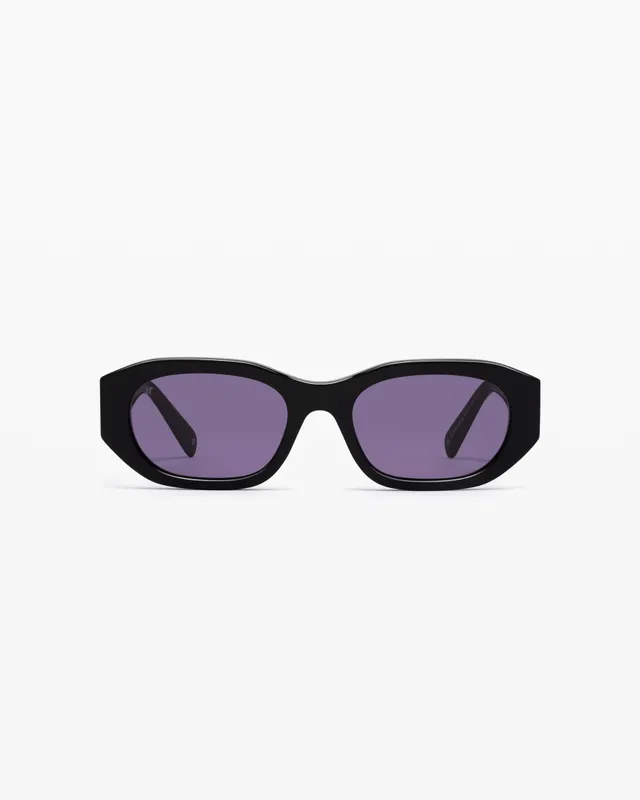 jimmy-fairly-la-jimmy-lunettes-de-soleil-rectangulaires-noires-taille-m-femme image 1