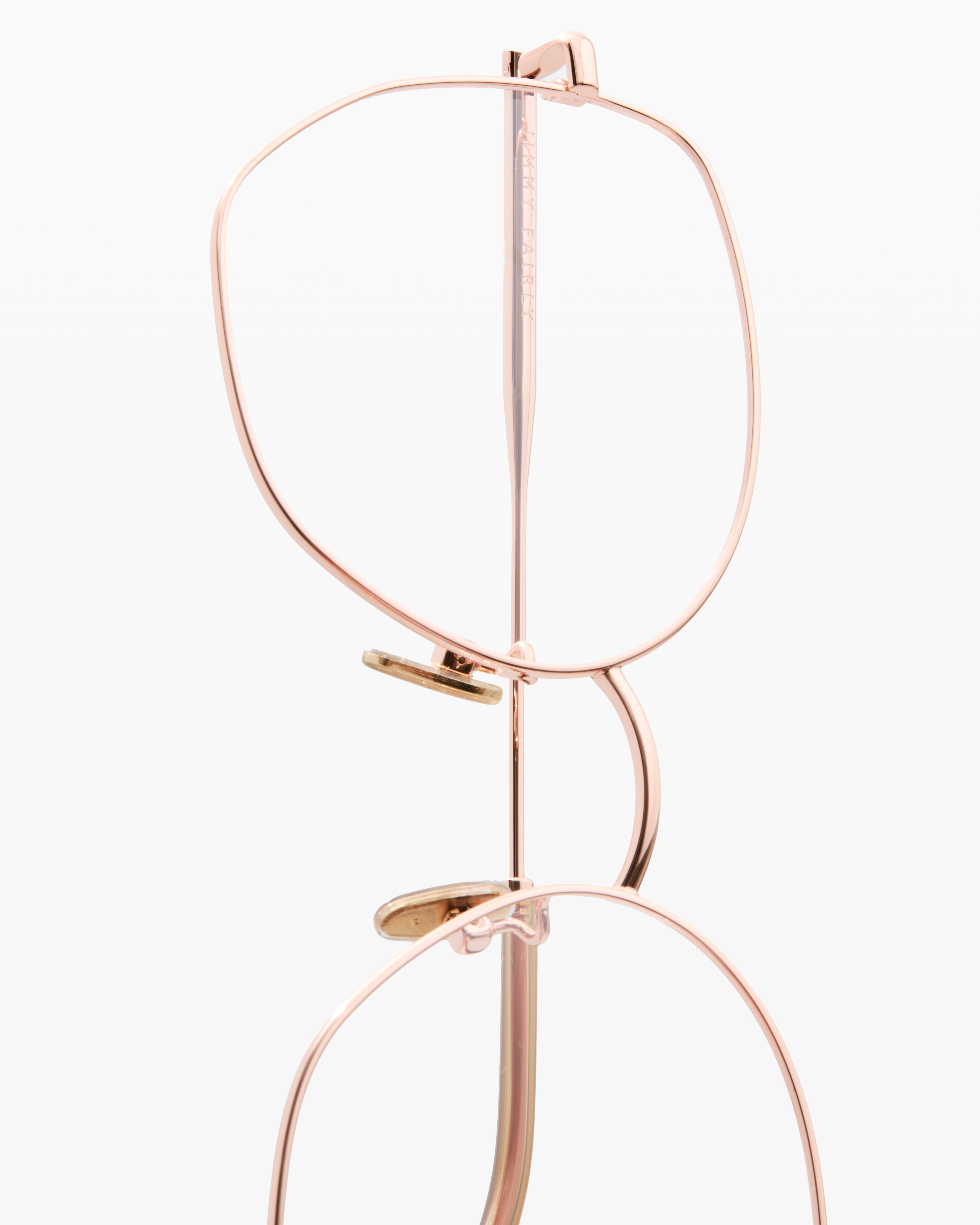 jimmy-fairly-la-season-lunettes-de-vue-femme-papillon-acier-inoxydable-dor-taill image 4