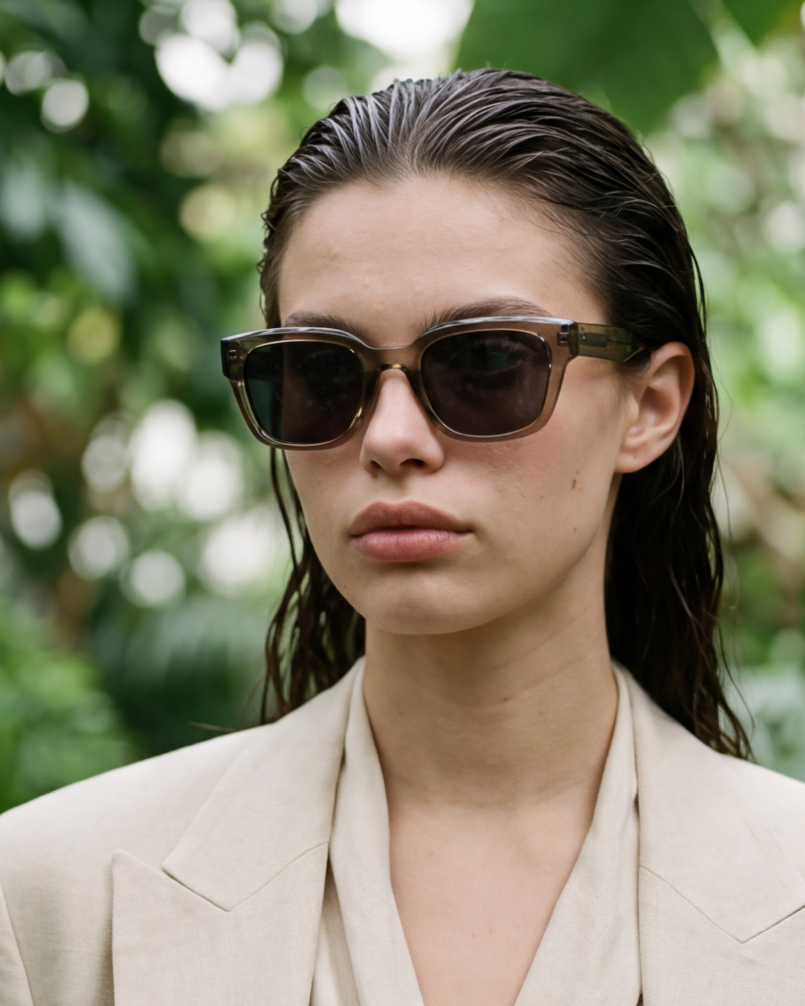 le-petit-lunetier-paola-gris-vert-lunettes-de-soleil-papillon-cat-eye image 2
