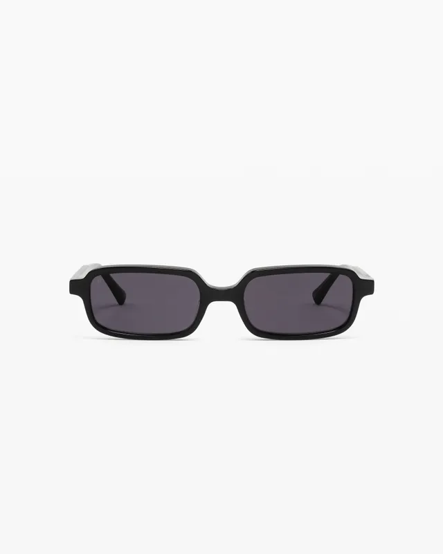 jimmy-fairly-la-kaya-lunettes-de-soleil-rectangulaires-en-ac-tate-noire-style-90 image 1