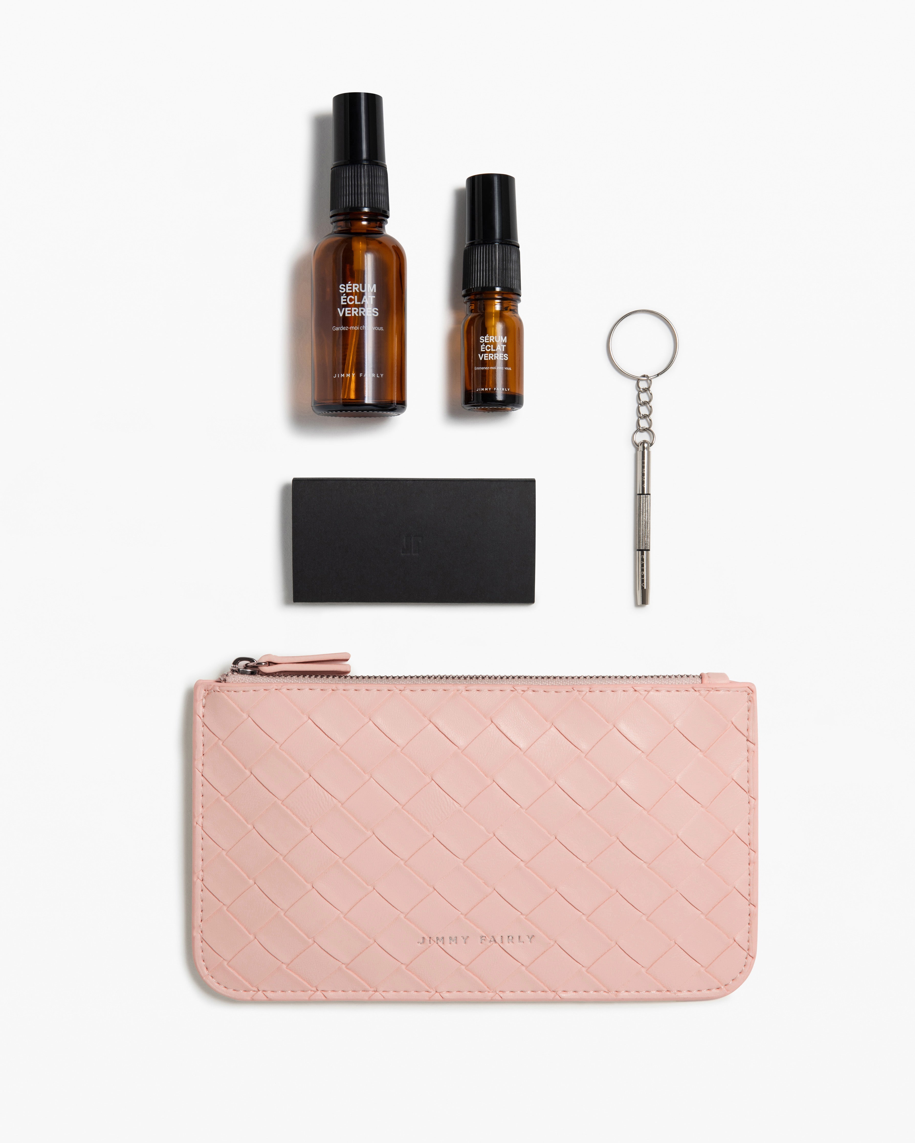jimmy-fairly-le-care-kit-tress-kit-d-entretien-lunettes-avec-recharge-solution-v image 1