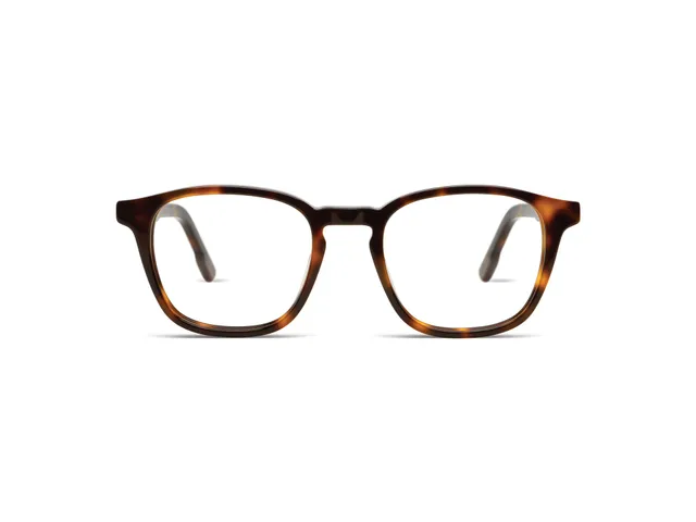 komono-marlon-slims-havana-lunettes-de-vue-carr-es-ac-tate-cologique-marron image 1