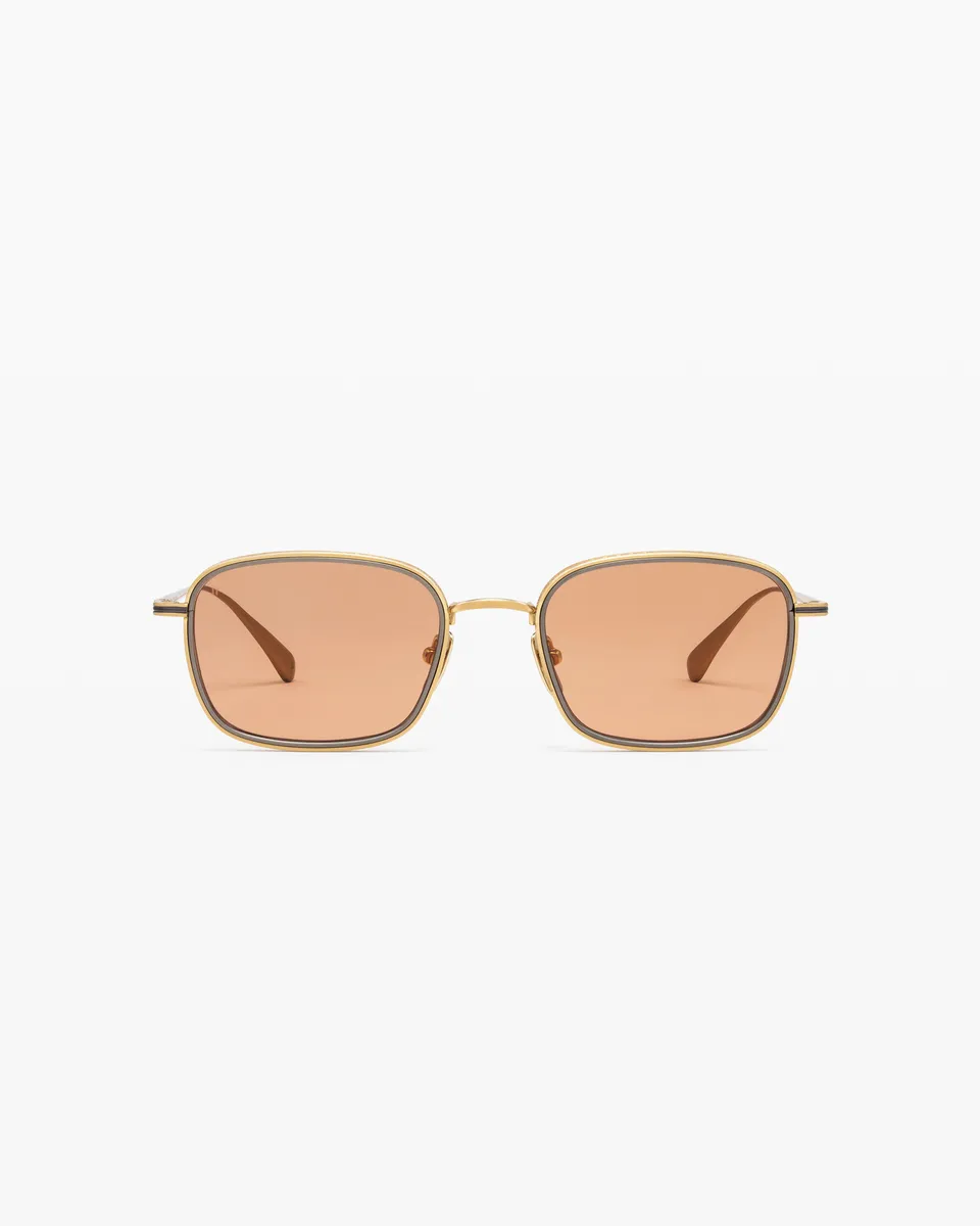 jimmy-fairly-la-yoshi-lunettes-de-soleil-rectangulaires-en-titane-dor-fabricatio image 1