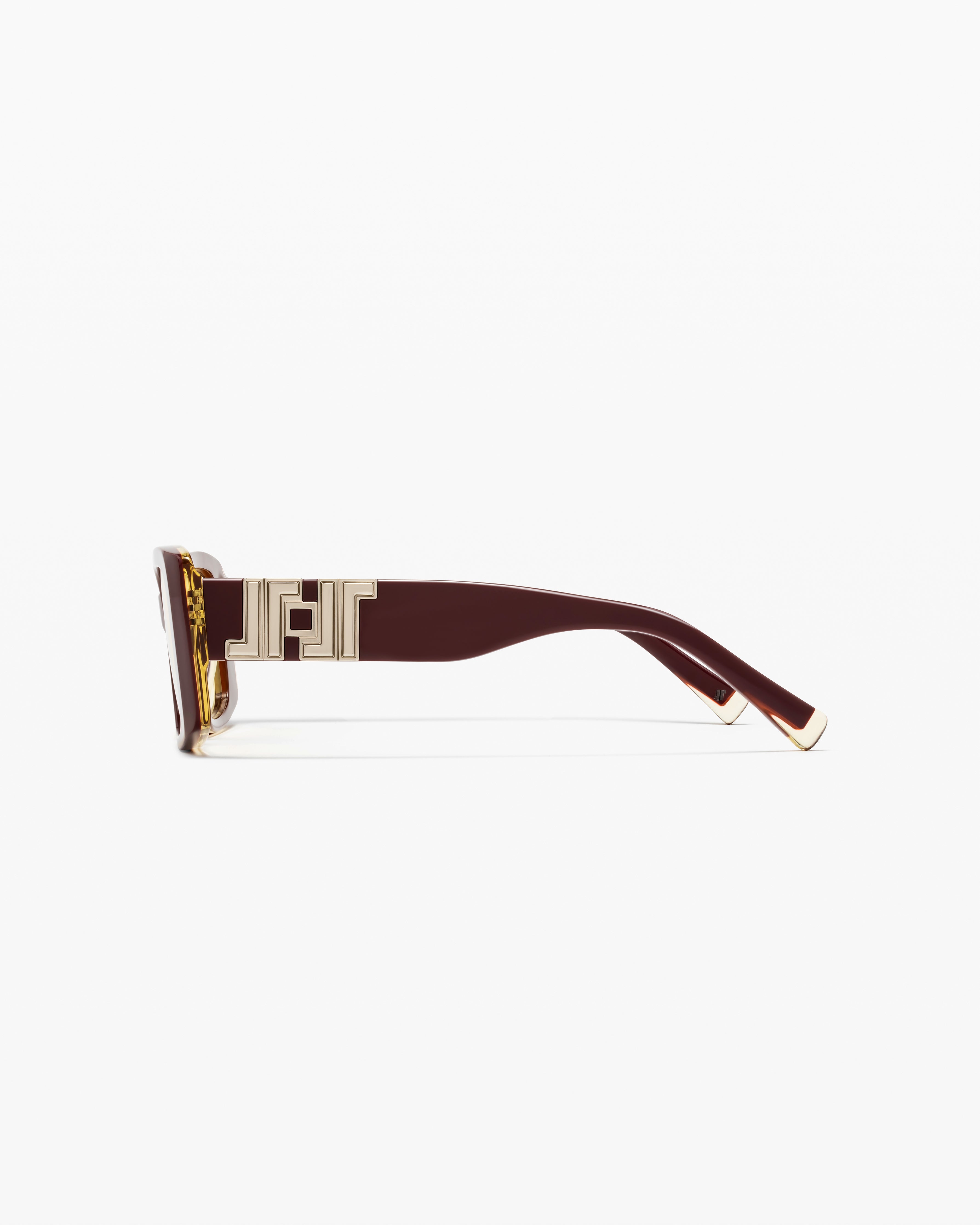 jimmy-fairly-la-olva-lunettes-de-soleil-rectangulaires-en-ac-tate-bordeaux-verre image 2