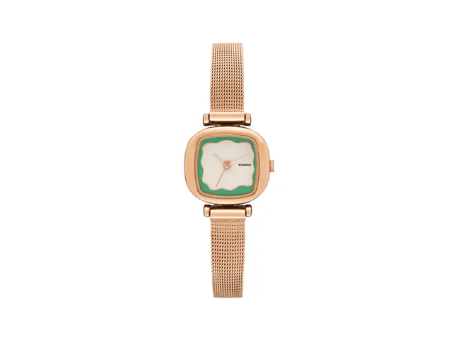 komono-moneypenny-wave-royale-rose-gold-mint-montre image 1
