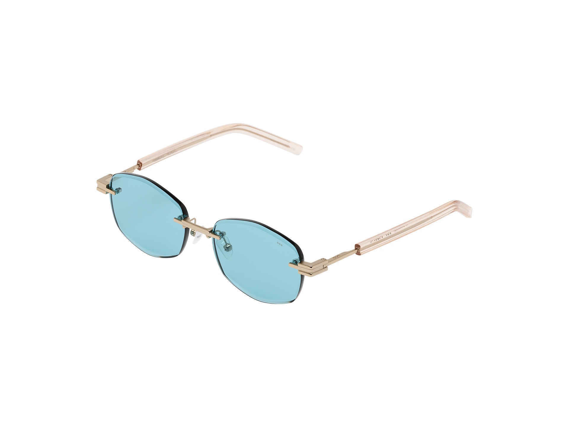 komono-micah-white-gold-matte-teal-lunettes-de-soleil image 2