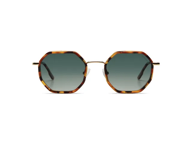 komono-baker-maple-white-gold-lunettes-de-soleil-octogonales-polaris-es image 1
