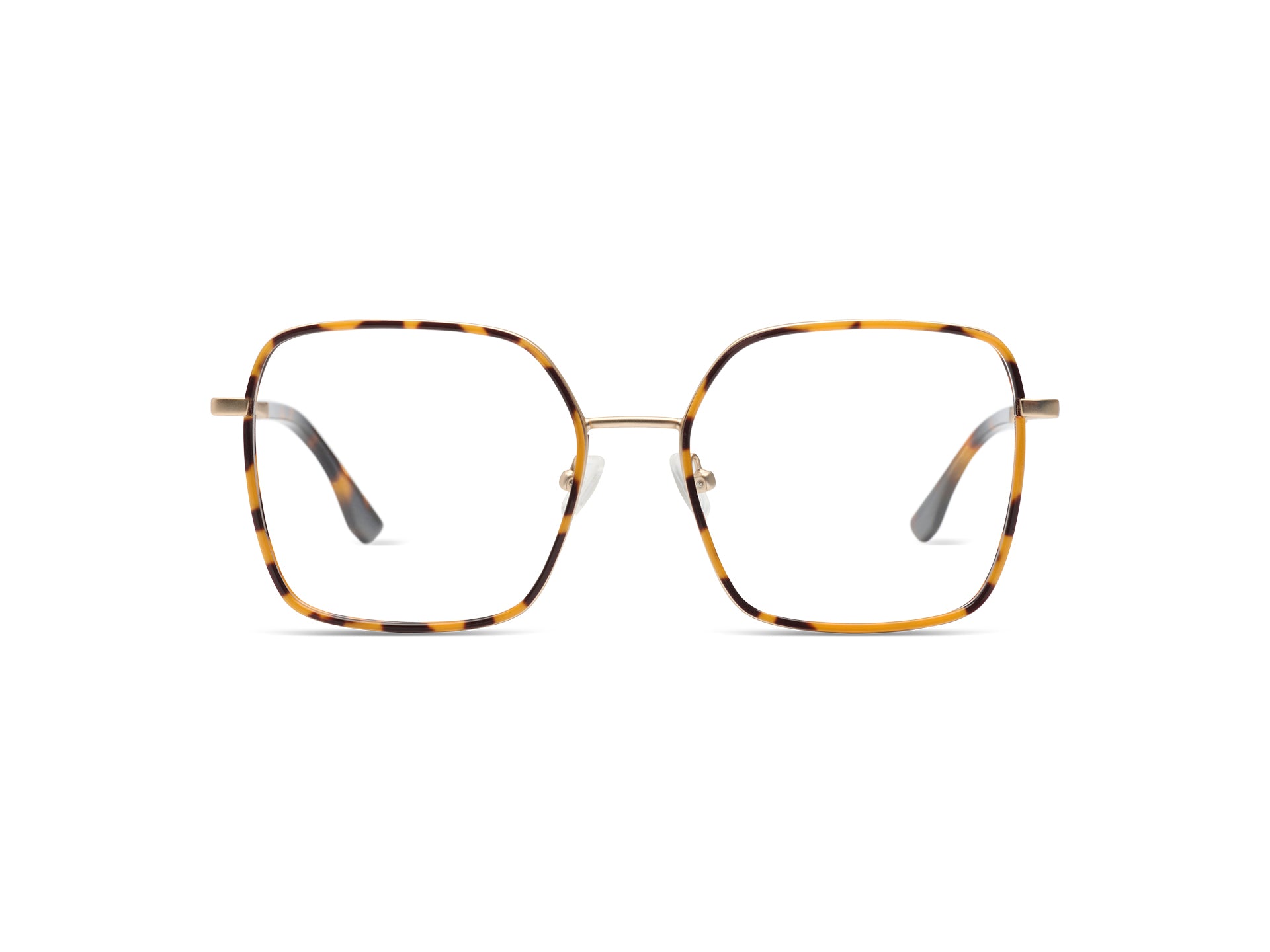 komono-audrey-topaz-white-gold-lunettes-de-vue-acier-inoxydable image 1