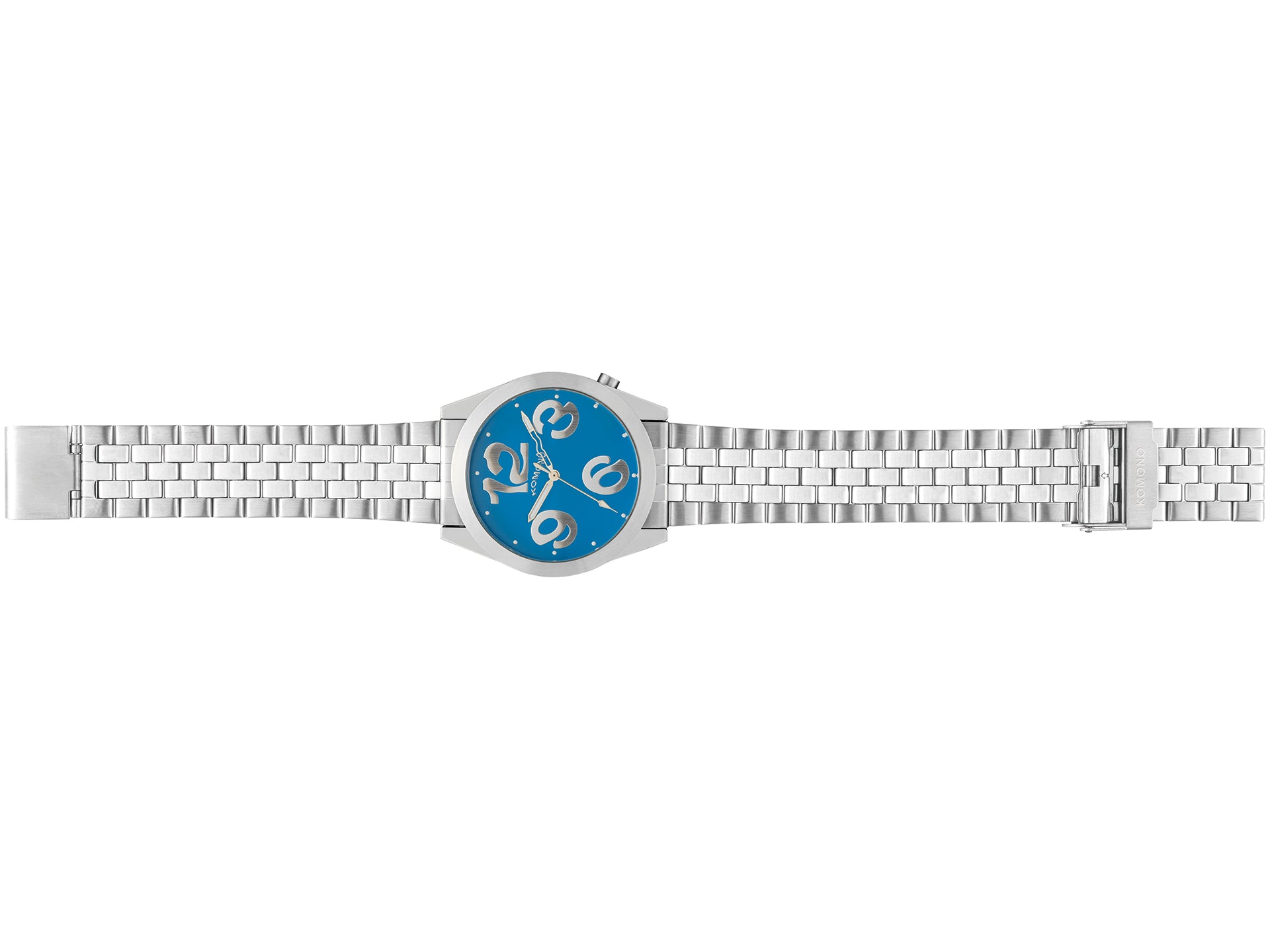 komono-ray-liquid-estate-silver-yale-montre-acier-inoxydable-cadran-translucide- image 2