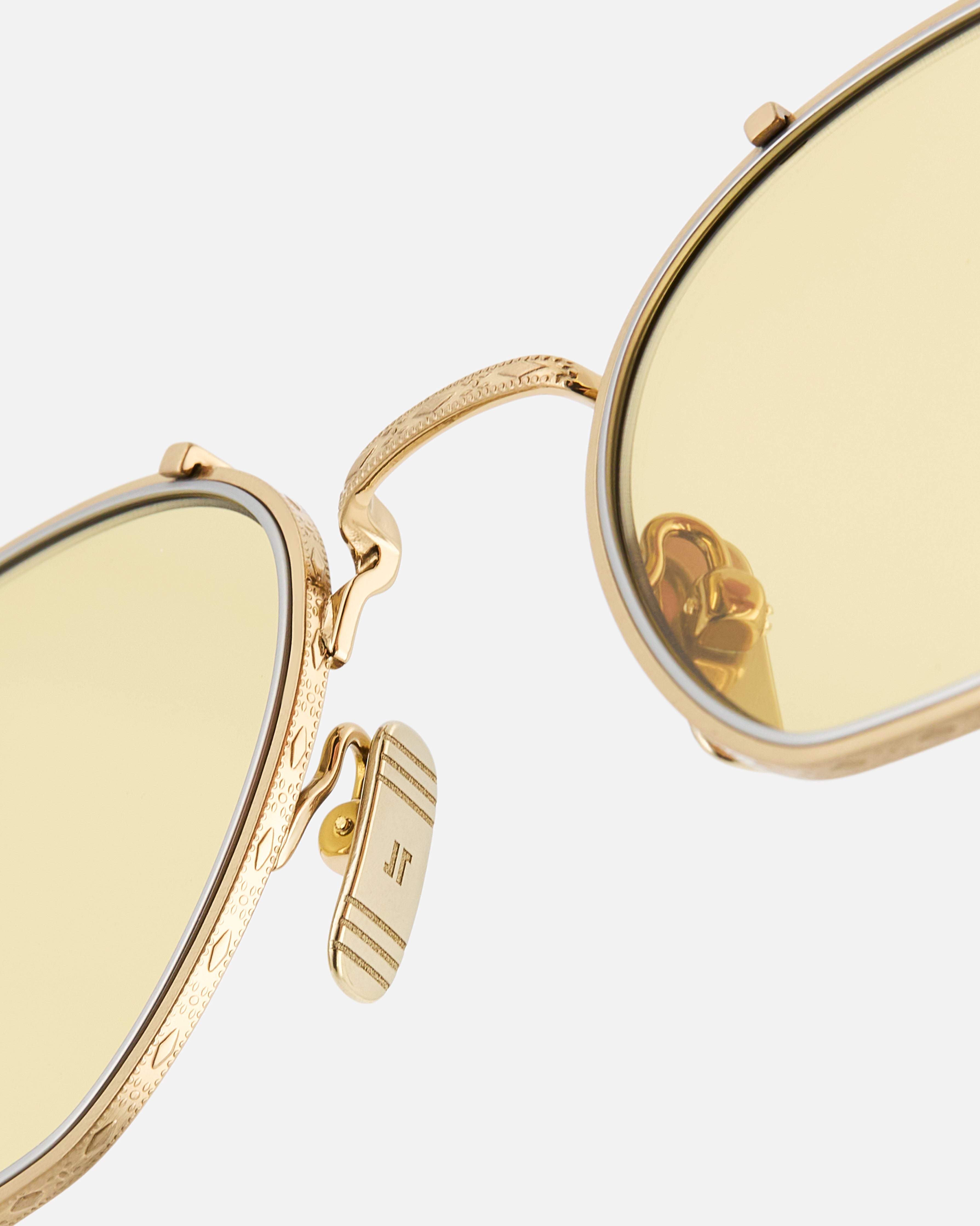 jimmy-fairly-la-wave-lunettes-de-soleil-rondes-en-titane-dor-taille-medium image 4