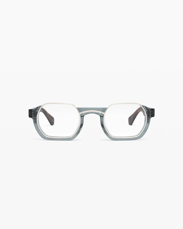 jimmy-fairly-la-azio-lunettes-de-vue-rectangulaires-ac-tate-et-acier-inoxydable image 1