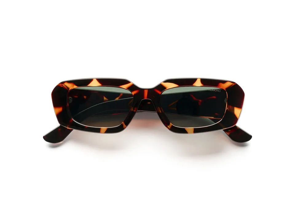 komono-jax-havana-lunettes-de-soleil-rectangulaires-caille-nylon-bio-protection- image 1