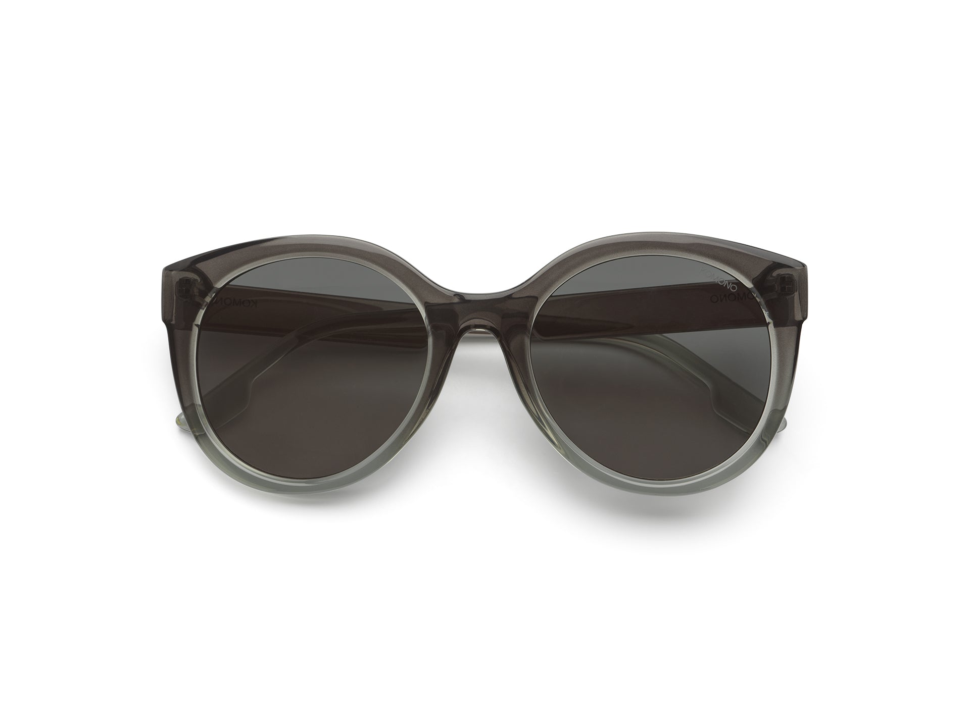 komono-ellis-grayscale-lunettes-de-soleil-rondes-papillon-medium image 1