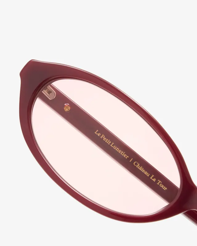 le-petit-lunetier-ashbury-grenat-lunettes-de-soleil-ovales-en-ac-tate-bordeaux-t image 1
