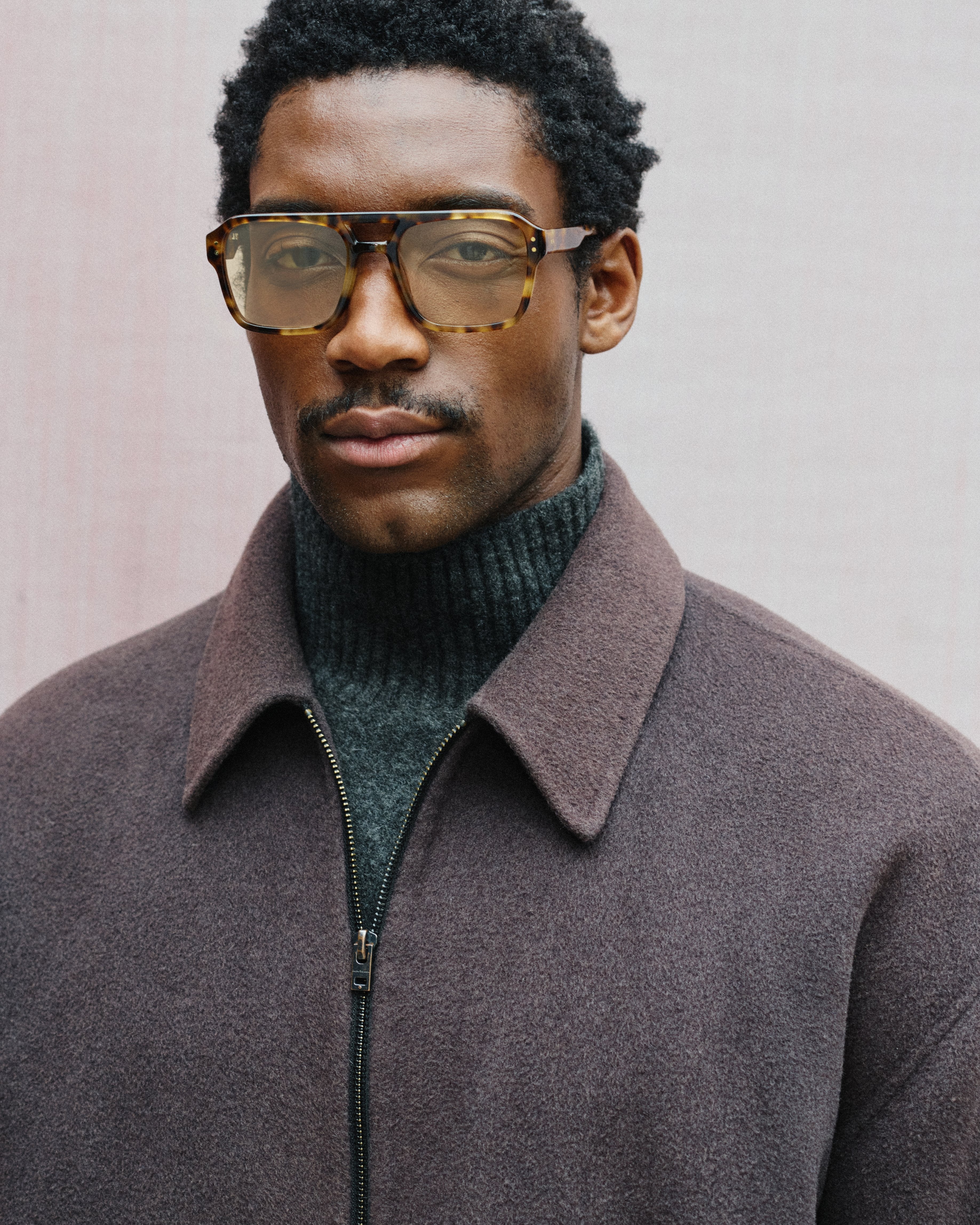 jimmy-fairly-la-alex-lunettes-de-soleil-aviateur-en-ac-tate-caille-fonc-e-taille image 4