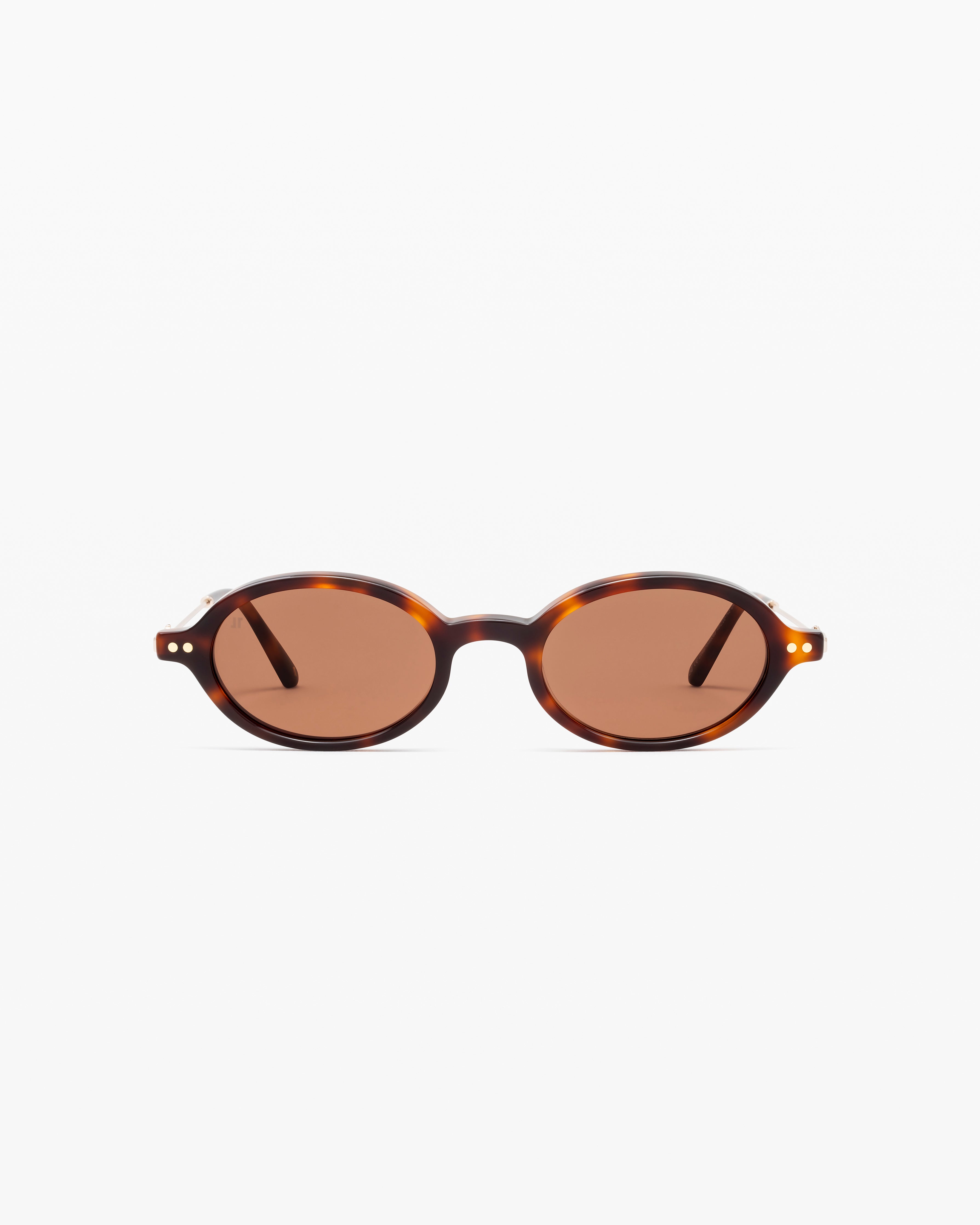 jimmy-fairly-la-elvie-lunettes-de-soleil-ovales-caille-style-90s image 1