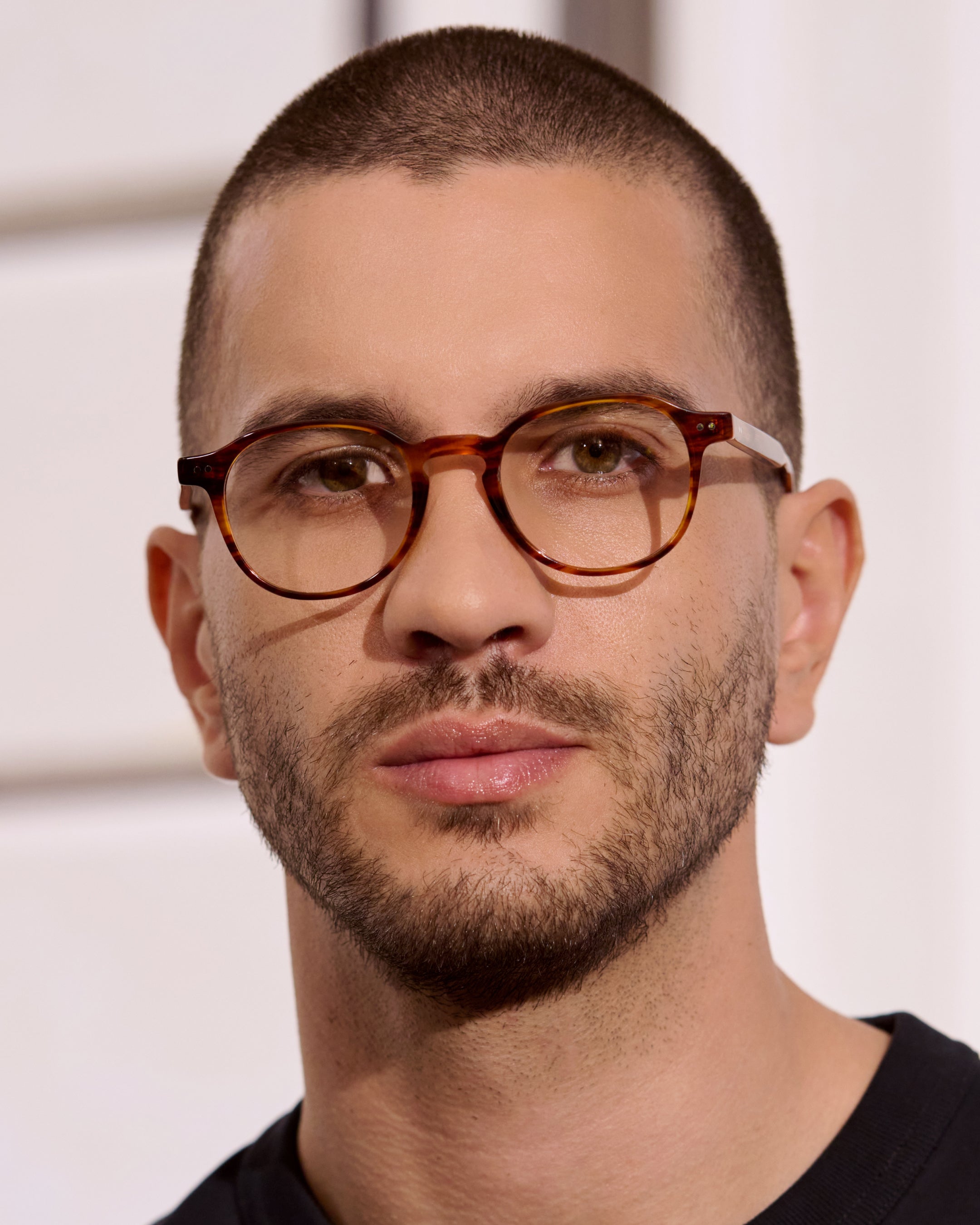 jimmy-fairly-la-evans-l-lunettes-de-vue-rondes-en-ac-tate-caille-taille-large-ho image 2