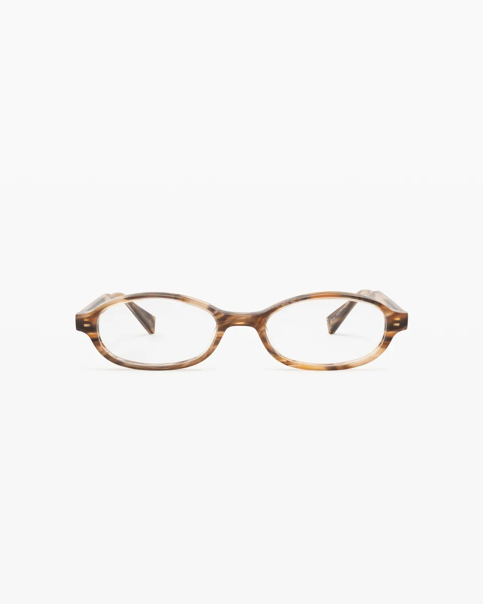 jimmy-fairly-la-kiva-lunettes-de-vue-ovales-marron-femme image 1
