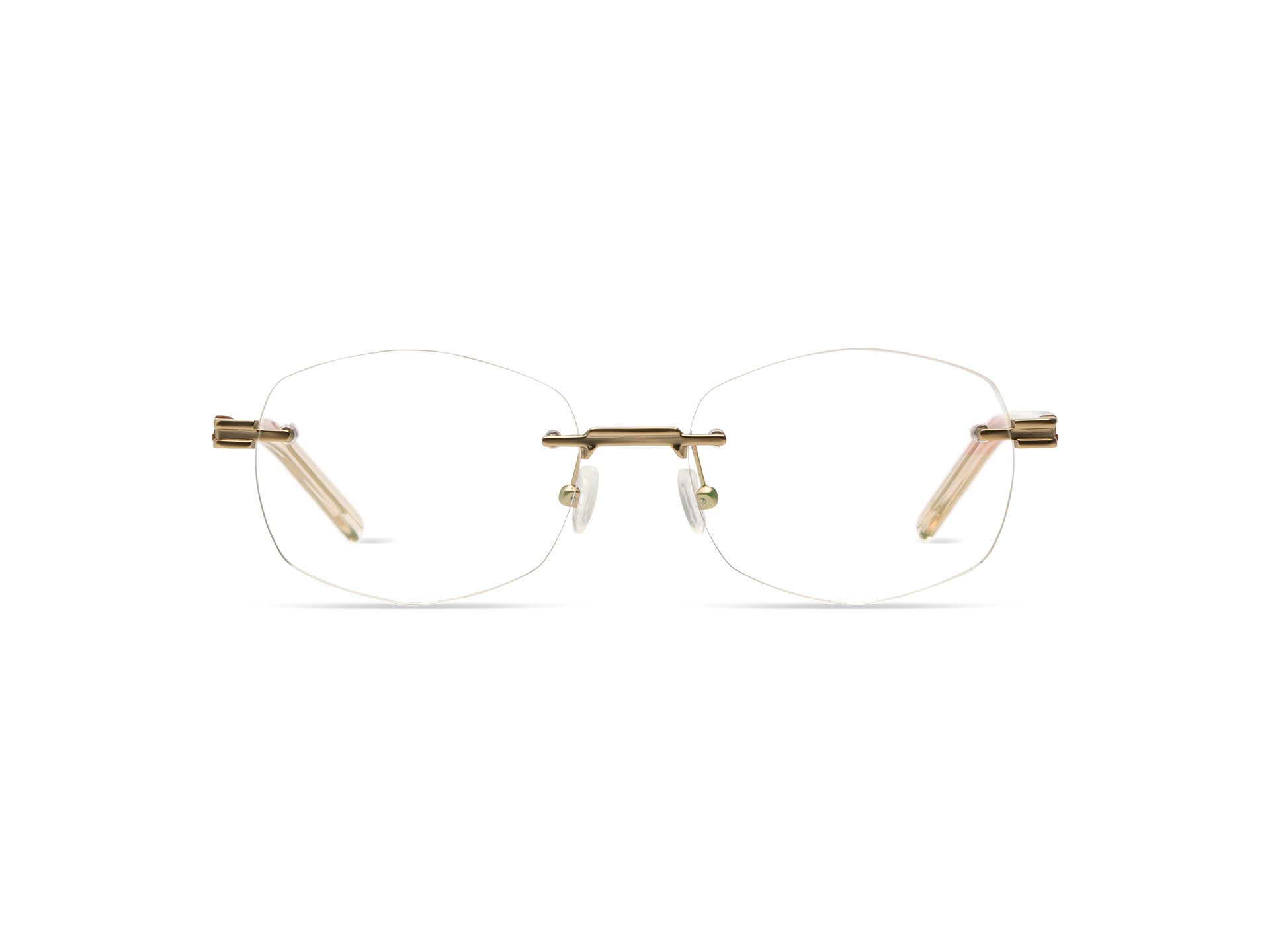 komono-rumi-white-gold-matte-monture-optique image 1