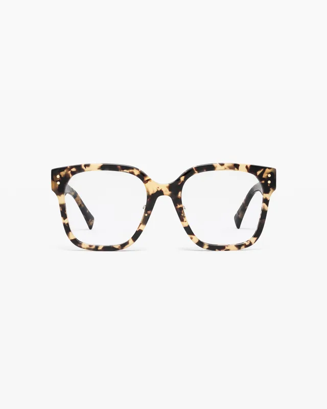jimmy-fairly-la-sloane-lunettes-de-vue-carr-es-oversize-caille-en-ac-tate-de-cel image 1